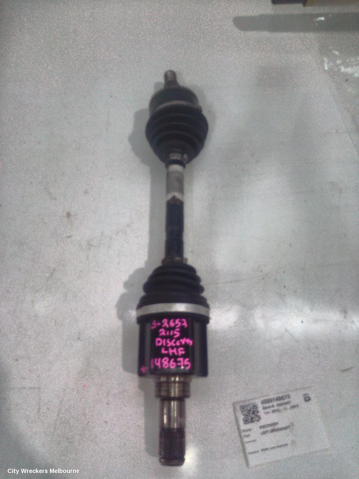 LAND ROVER DISCOVERY LEFT DRIVESHAFT, FRONT, L319, 10/2009 - 12/2016