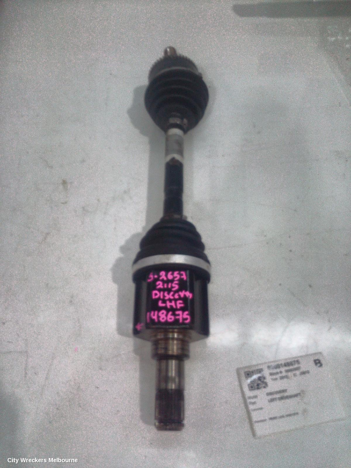 LAND ROVER DISCOVERY LEFT DRIVESHAFT, FRONT, L319, 10/2009 - 12/2016