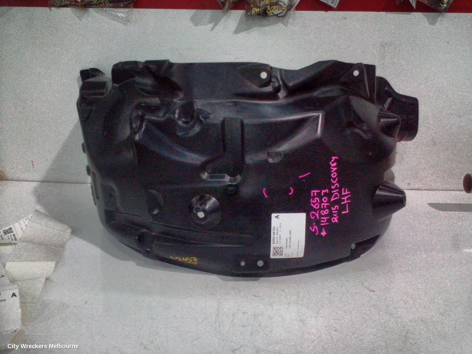 LAND ROVER DISCOVERY LEFT GUARD LINER, L319, 10/2009 - 12/2016