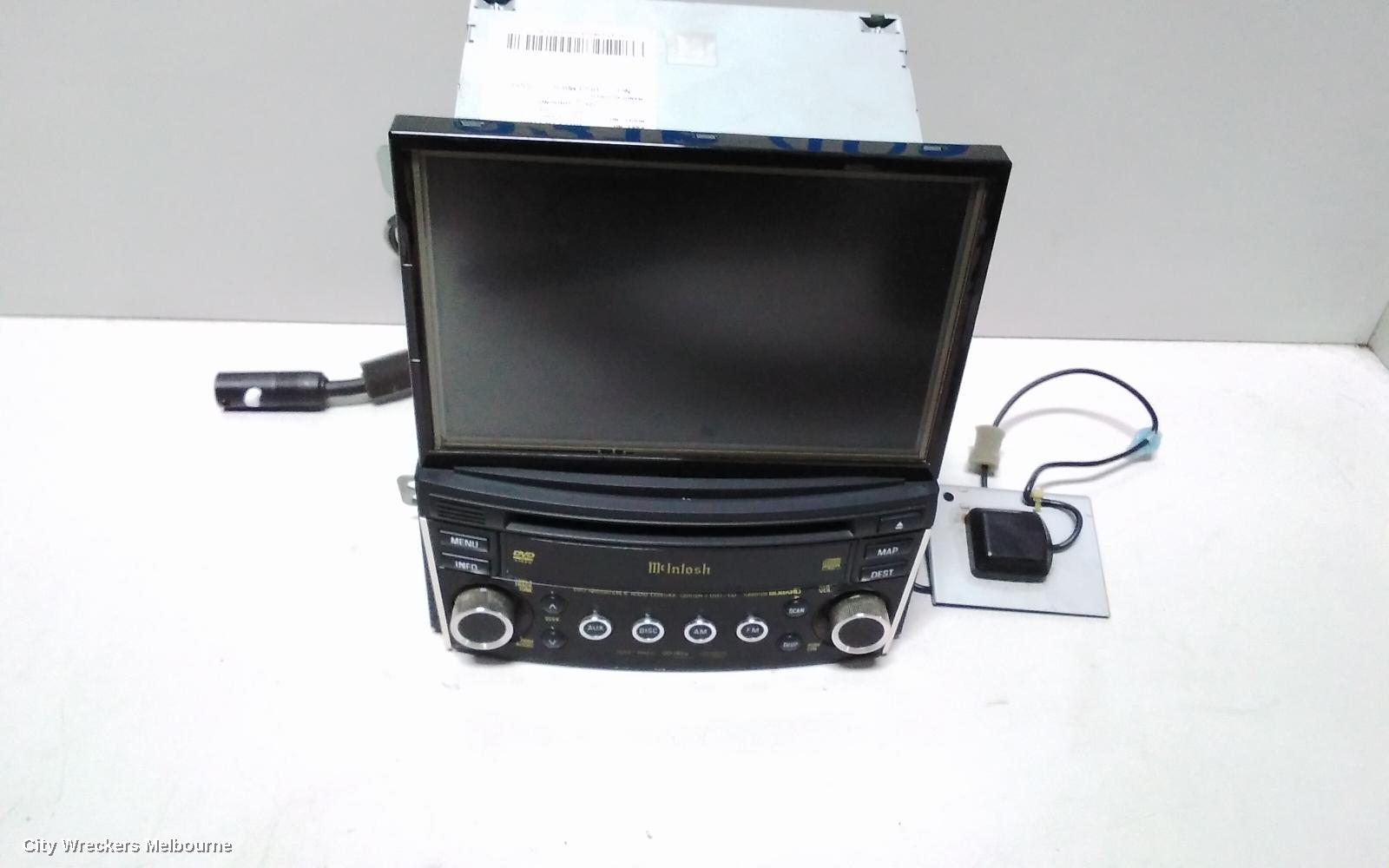 SUBARU LIBERTY RADIO/CD/DVD/SAT/TV, DVD/SAT NAV, 5TH GEN, MCINTOSH, HEAD UNIT ONLY, 07/2009 - 11/2014