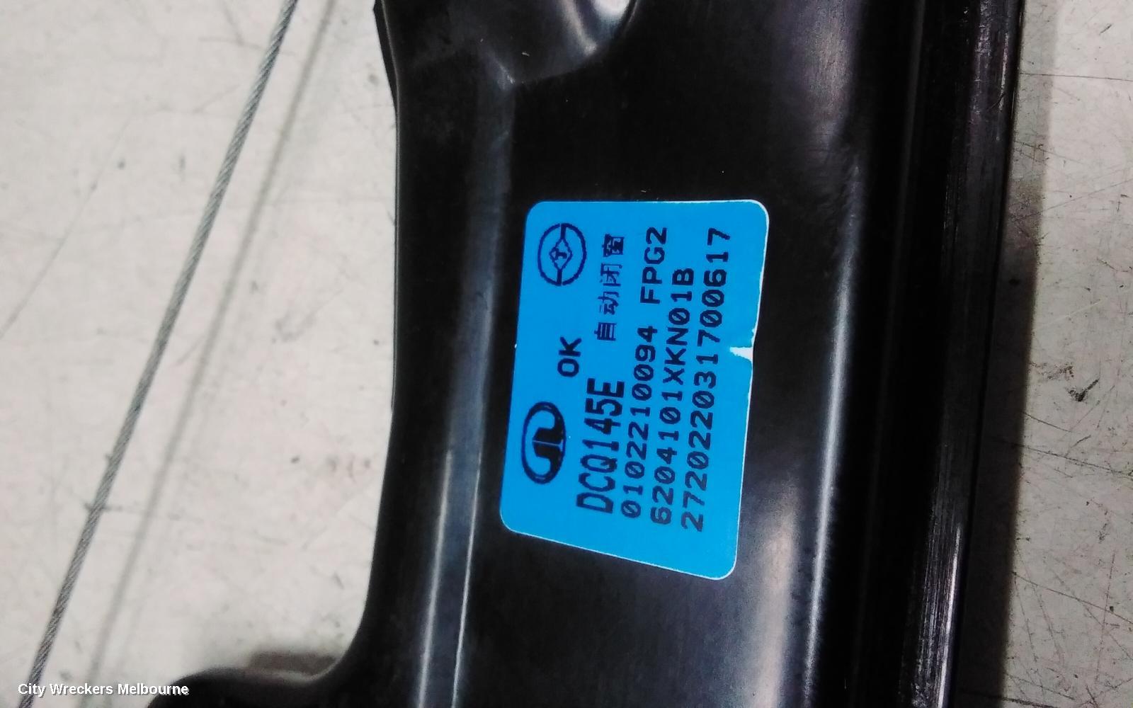 HAVAL H6 LEFT REAR WND REG/MOTOR, B01/B03, 02/2021 ONWARDS