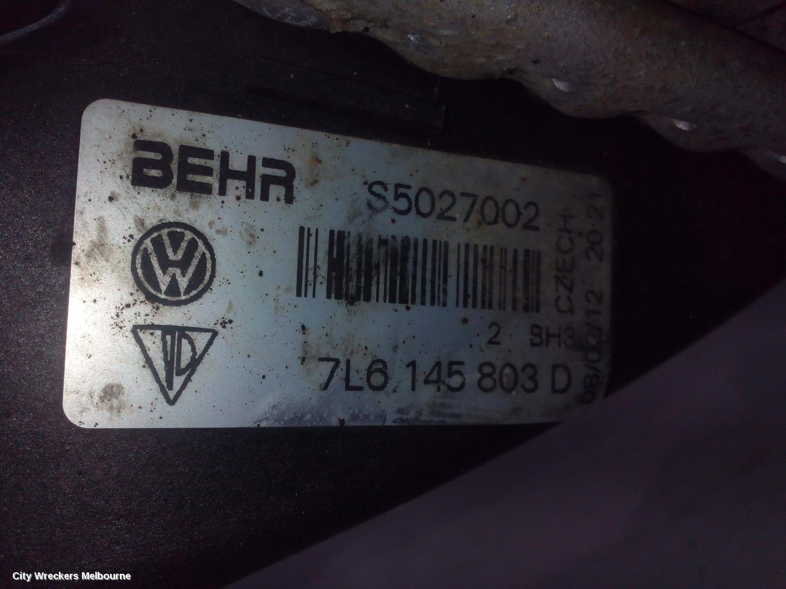AUDI Q7 INTERCOOLER, DIESEL, 3.0, BUG/CASA/CJGA/CRCA CODE, LH SIDE, 4L, 09/2006 - 08/2015
