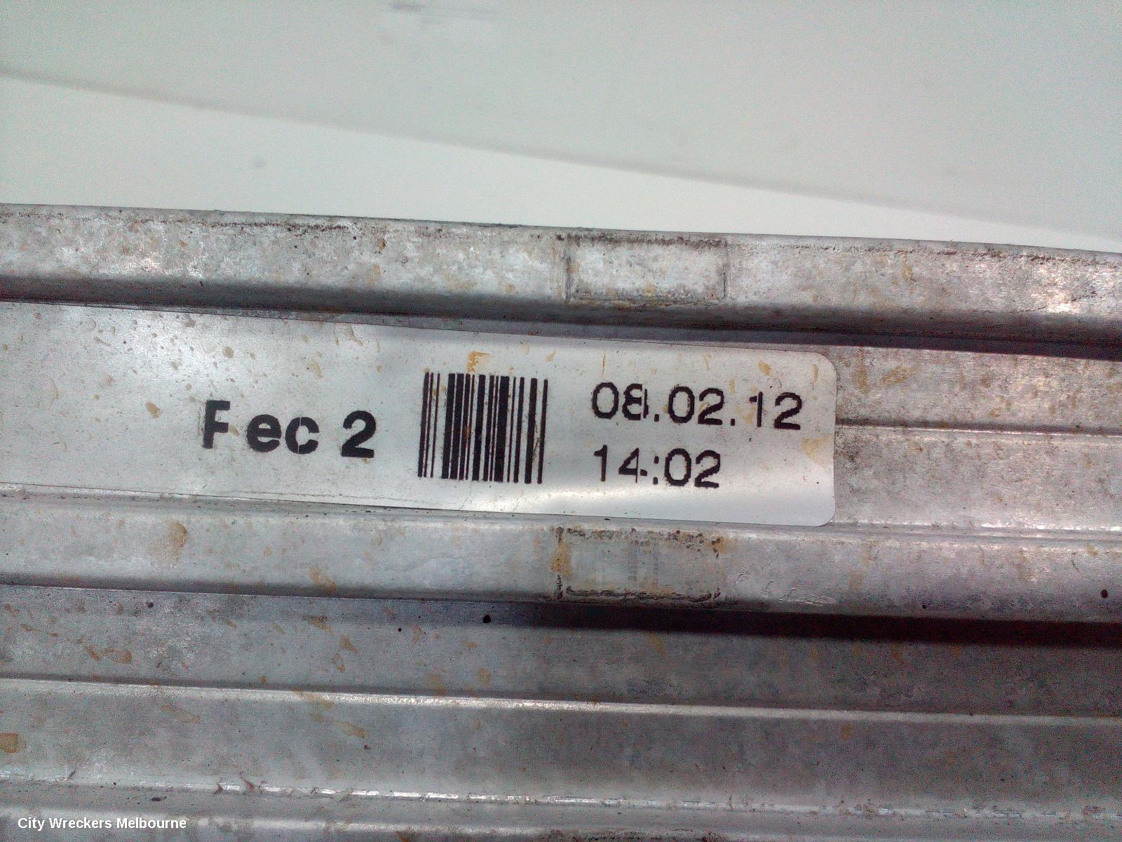 AUDI Q7 INTERCOOLER, DIESEL, 3.0, BUG/CASA/CJGA/CRCA CODE, LH SIDE, 4L, 09/2006 - 08/2015