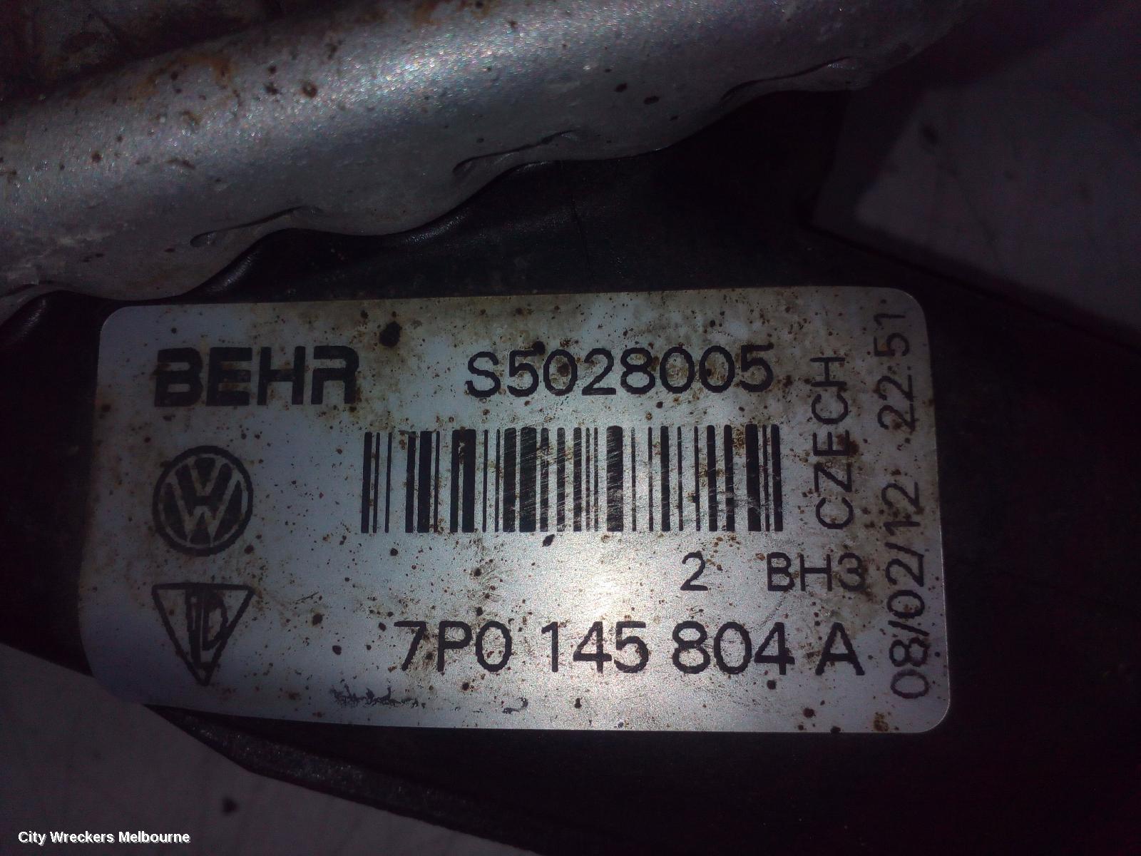 AUDI Q7 INTERCOOLER, DIESEL, 3.0, BUG/CASA/CJGA/CRCA CODE, RH SIDE, 4L, 09/2006 - 08/2015
