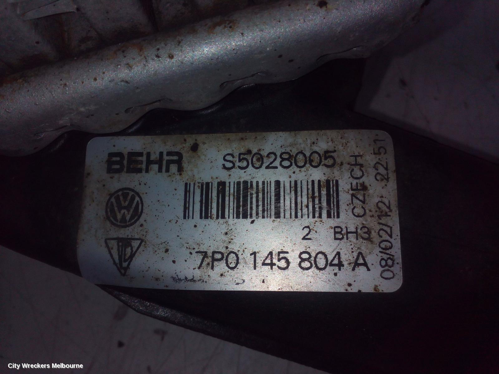 AUDI Q7 INTERCOOLER, DIESEL, 3.0, BUG/CASA/CJGA/CRCA CODE, RH SIDE, 4L, 09/2006 - 08/2015