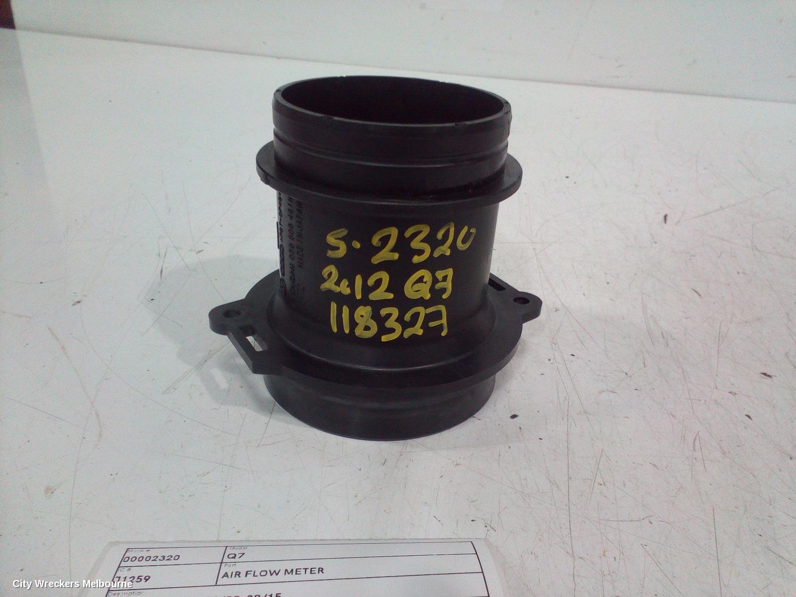 AUDI Q7 AIR FLOW METER, 3.0, DIESEL, 4L, 11/2008 - 08/2015