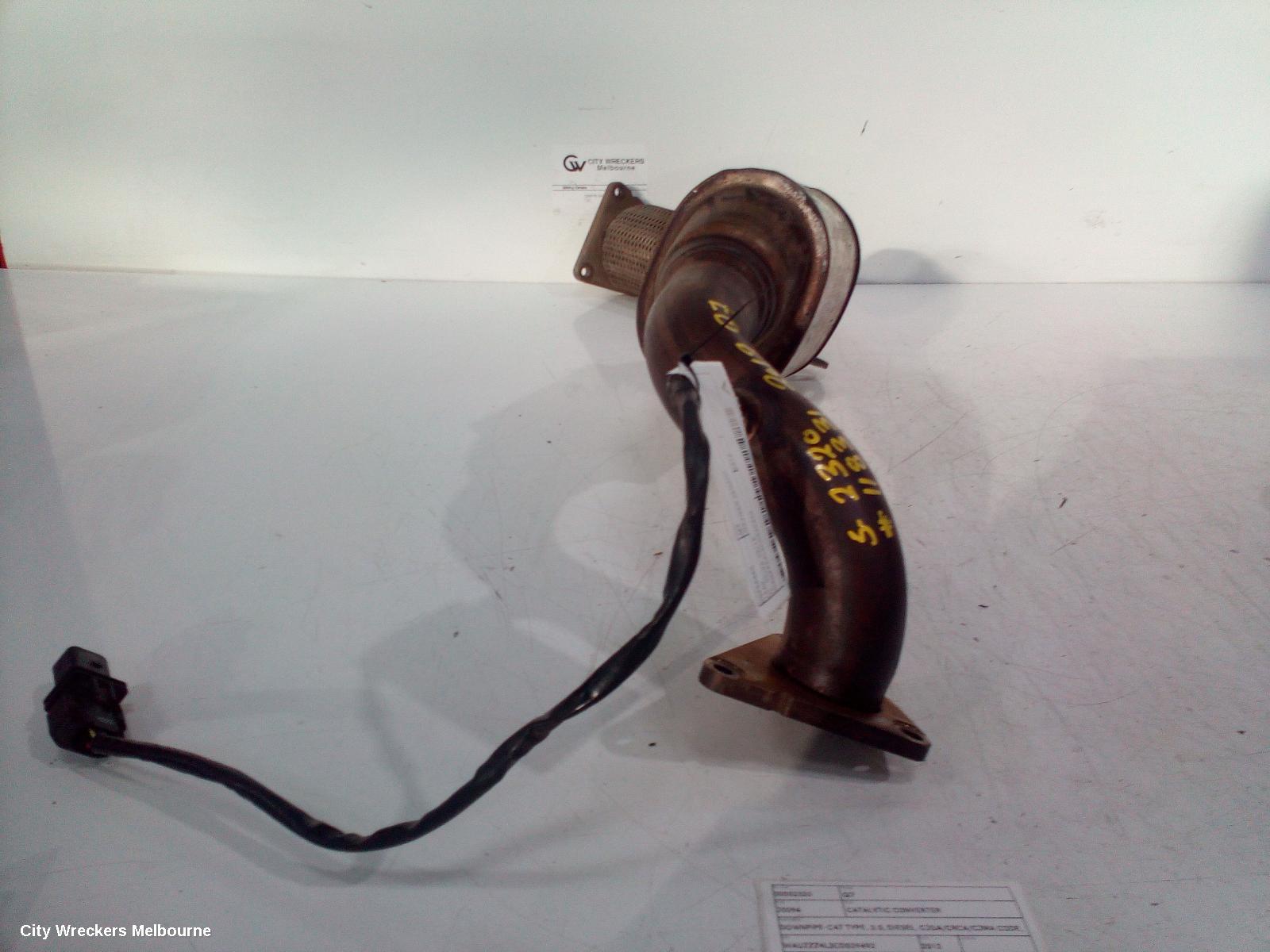 AUDI Q7 CATALYTIC CONVERTER, DOWNPIPE-CAT TYPE, 3.0, DIESEL, CJGA/CRCA/CJMA CODE, 4L, 09/2010 - 08/2015