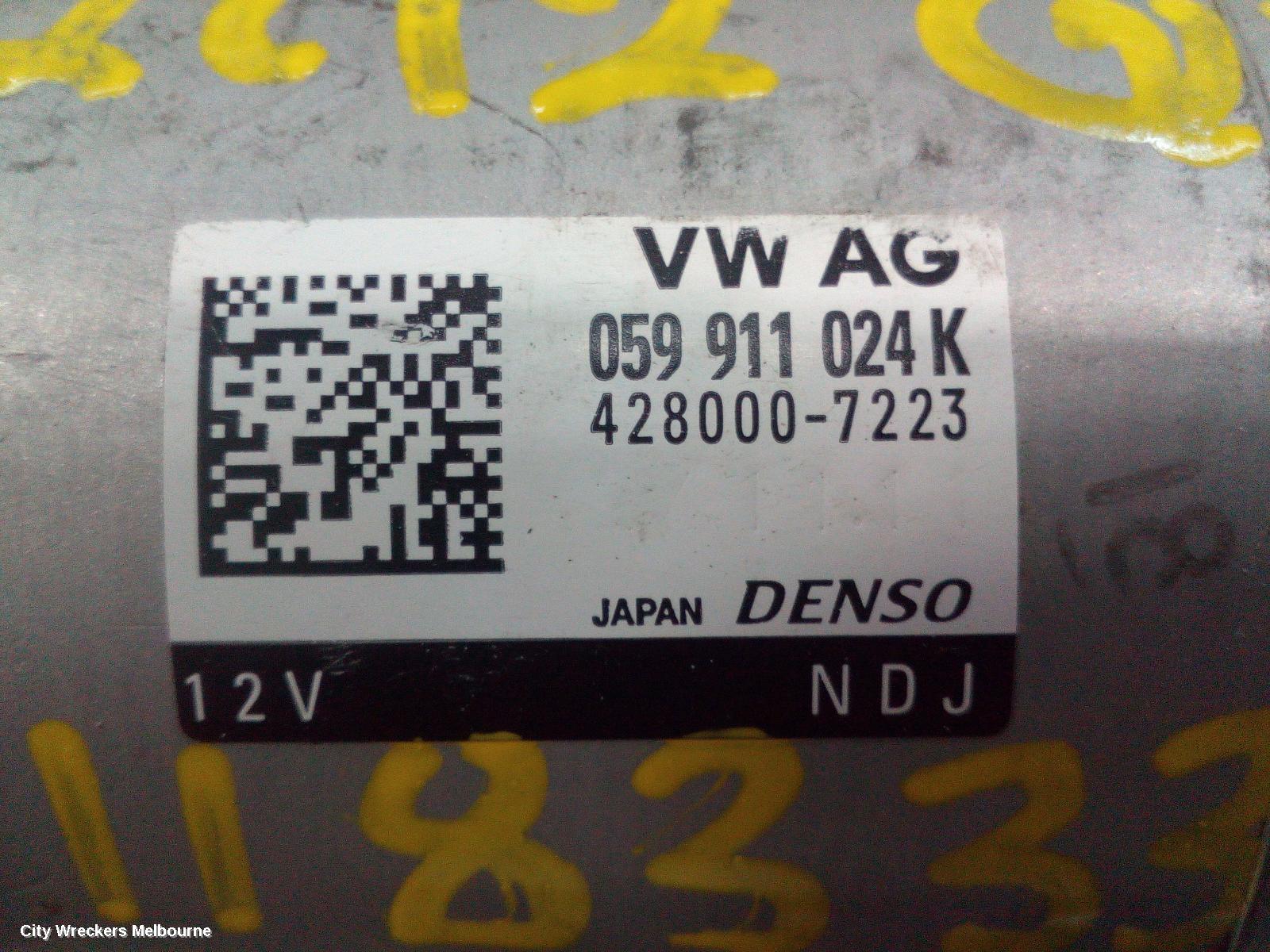 AUDI Q7 STARTER, DIESEL, 3.0, DENSO, 4L, 09/2010 - 08/2015