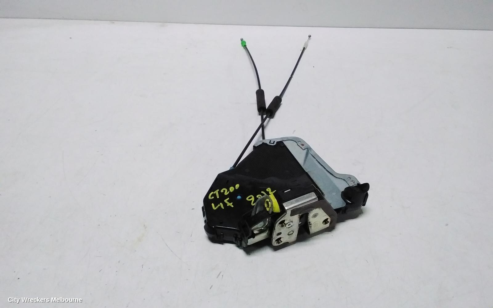 LEXUS CT200H DOOR/BOOT/GATE LOCK, LEFT FRONT DOOR LOCK, ZWA10, 12/2010 ONWARDS