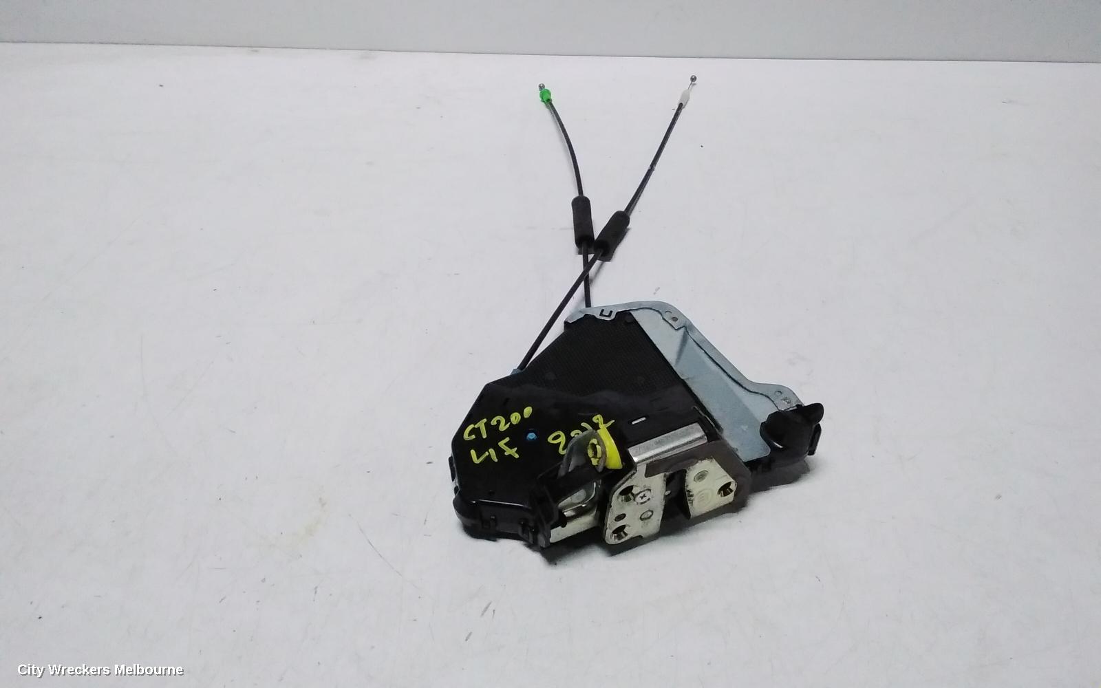 LEXUS CT200H DOOR/BOOT/GATE LOCK, LEFT FRONT DOOR LOCK, ZWA10, 12/2010 ONWARDS