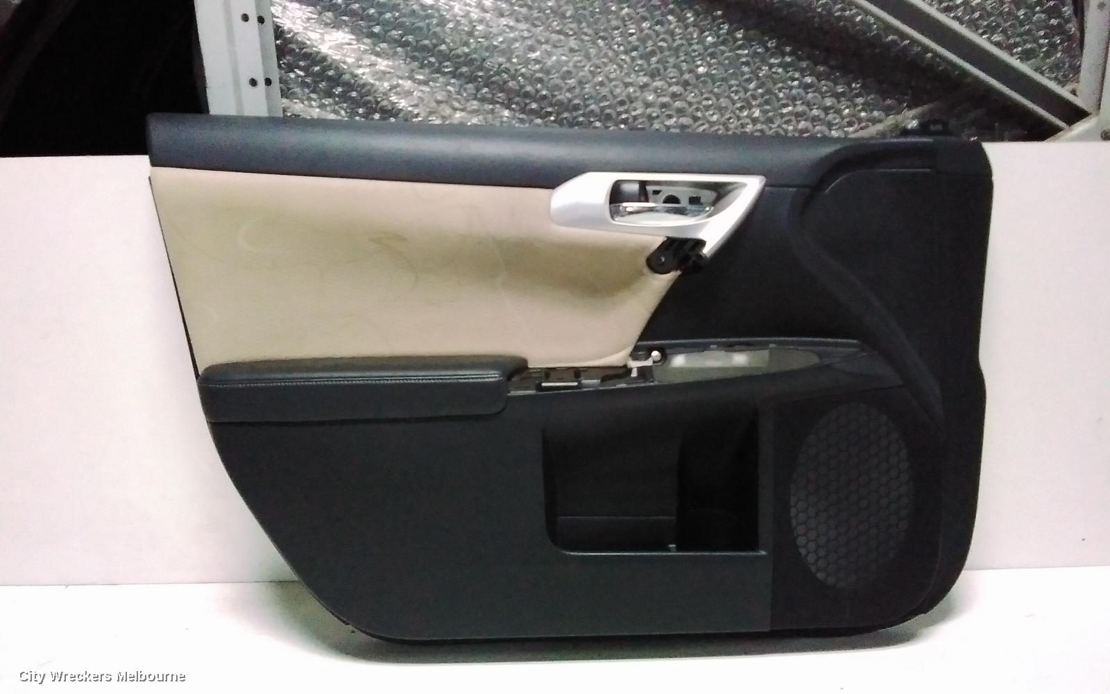 LEXUS CT200H DOOR TRIM, LH FRONT, ZWA10, 12/2010 ONWARDS