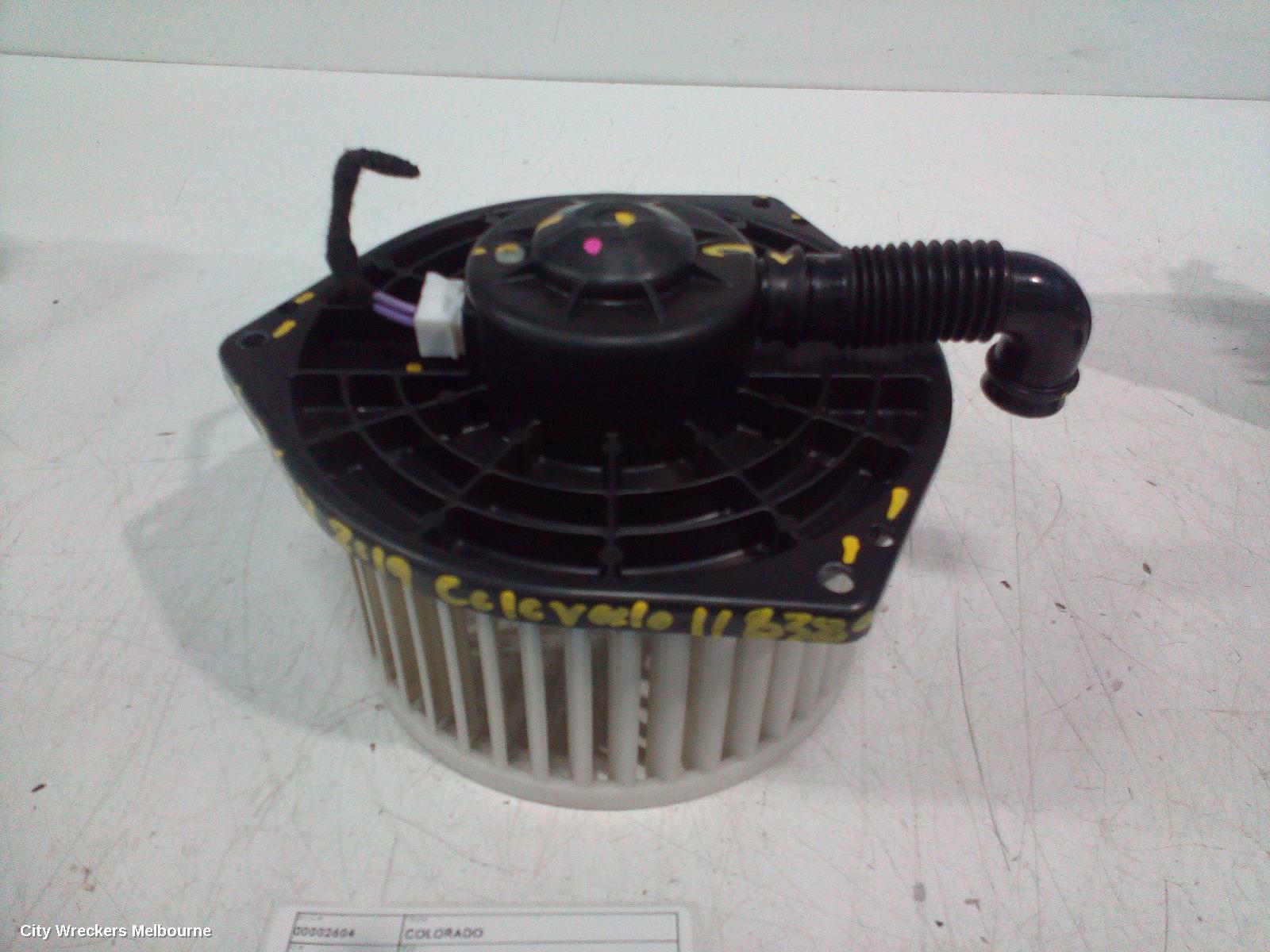 HOLDEN COLORADO HEATER FAN MOTOR, RG, BLOWER MOTOR, 01/2012 - 12/2020