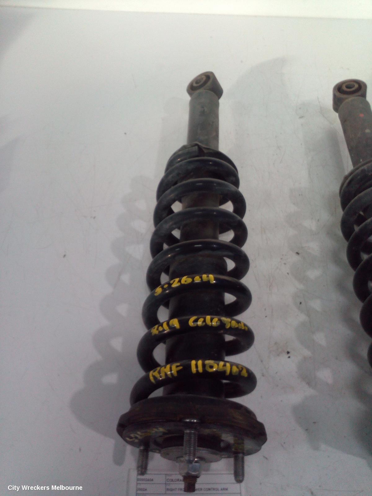 HOLDEN COLORADO RIGHT FRONT LOWER CONTROL ARM, RG, 07/2016 - 12/2020