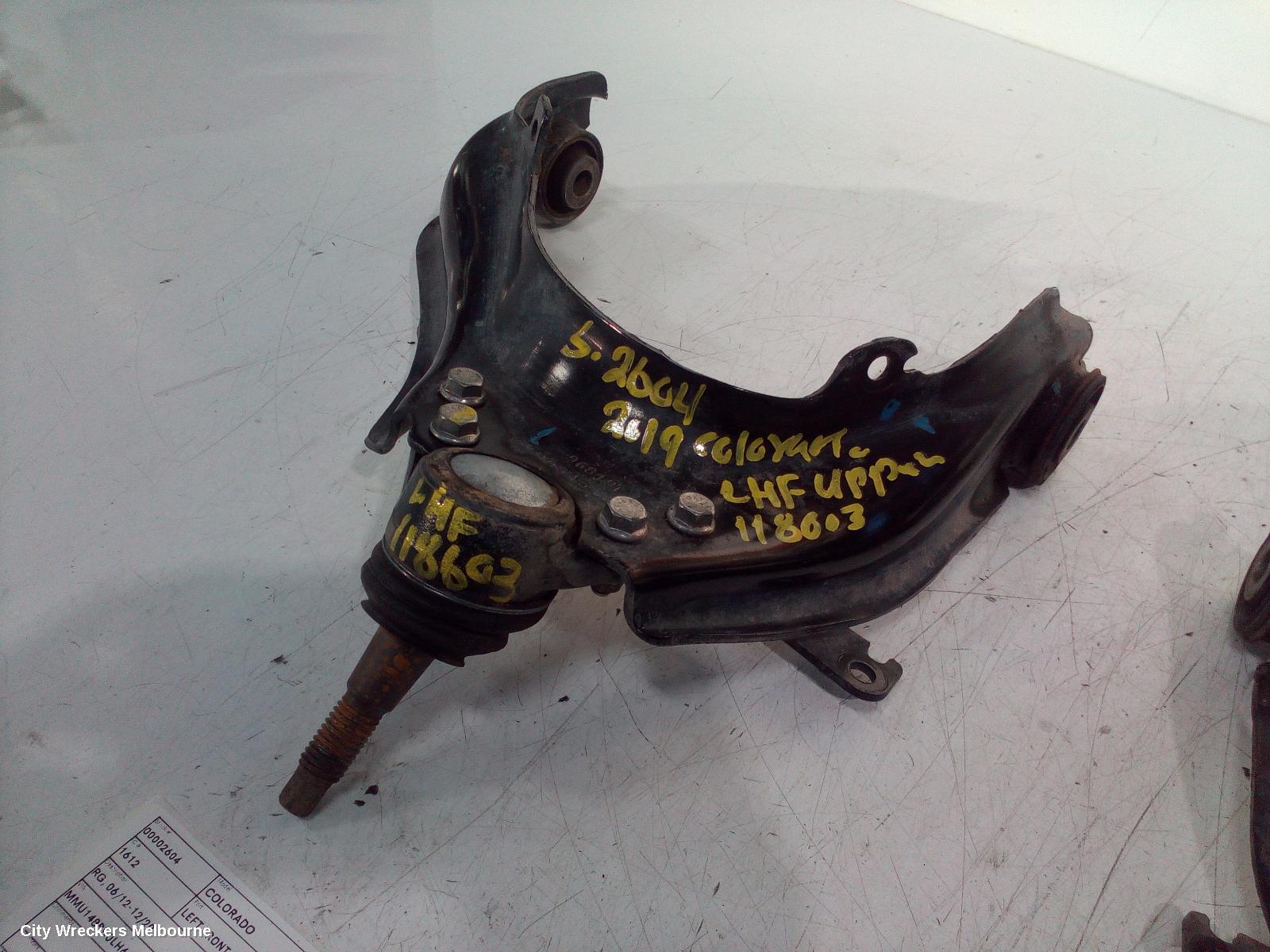 HOLDEN COLORADO LEFT FRONT UPPER CONTROL ARM, RG, 4WD, 06/2012 - 12/2020