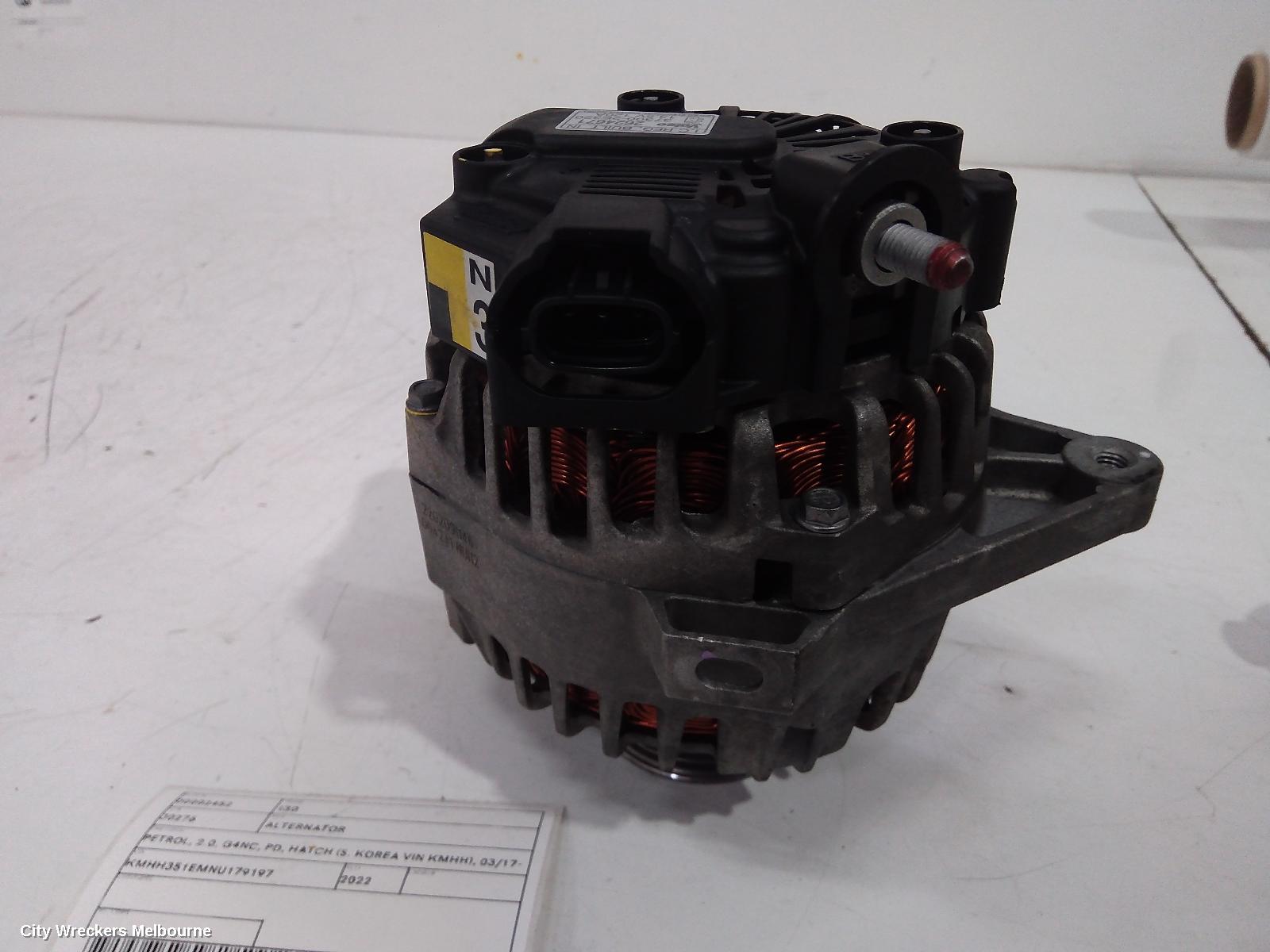 HYUNDAI I30 ALTERNATOR, PETROL, 2.0, G4NC, PD, HATCH (S. KOREA VIN KMHH), 03/2017 ONWARDS