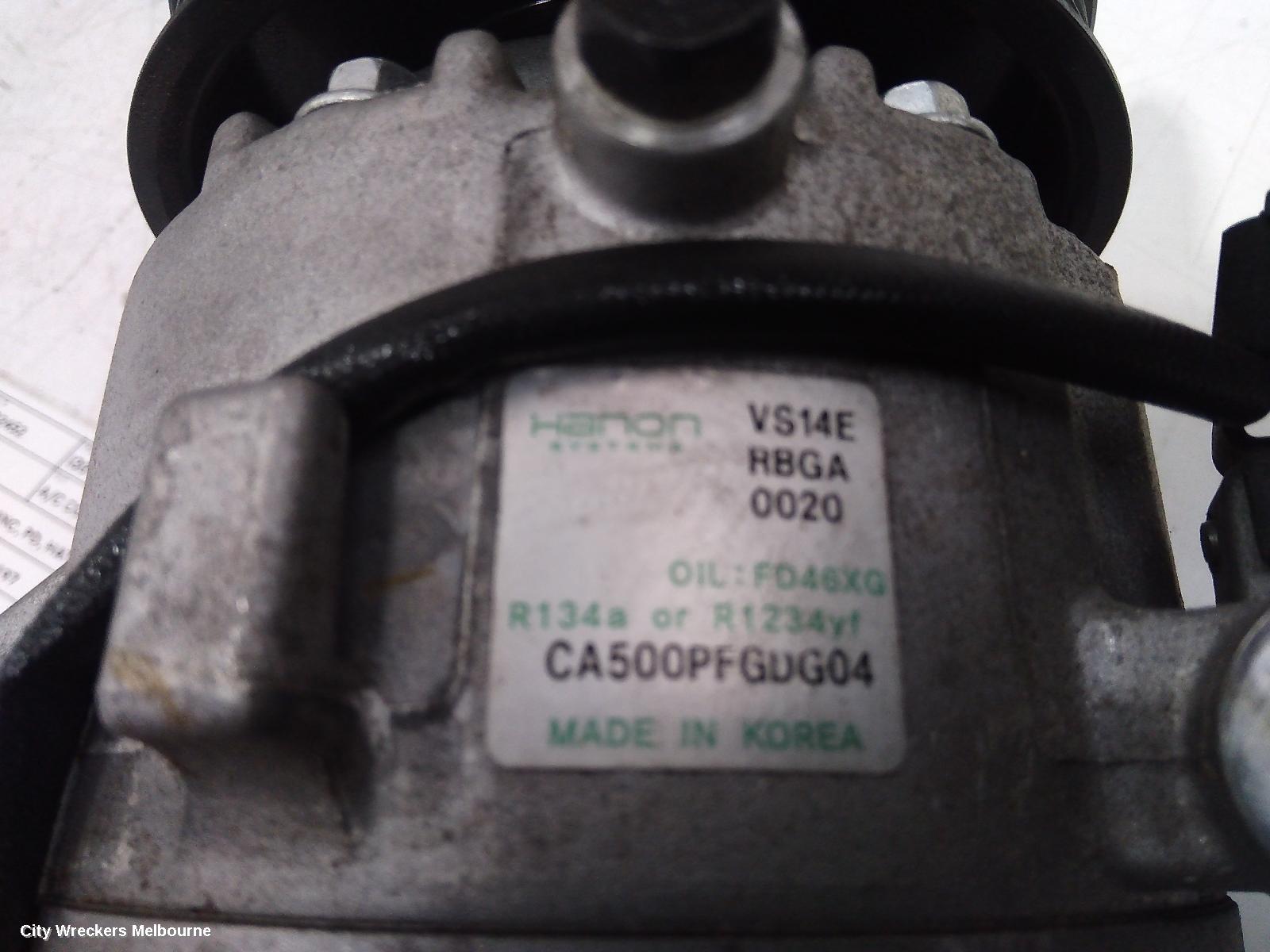 HYUNDAI I30 A/C COMPRESSOR, PETROL, 2.0, G4NC, PD, HATCH (S. KOREA VIN KMHH), 03/2017 ONWARDS