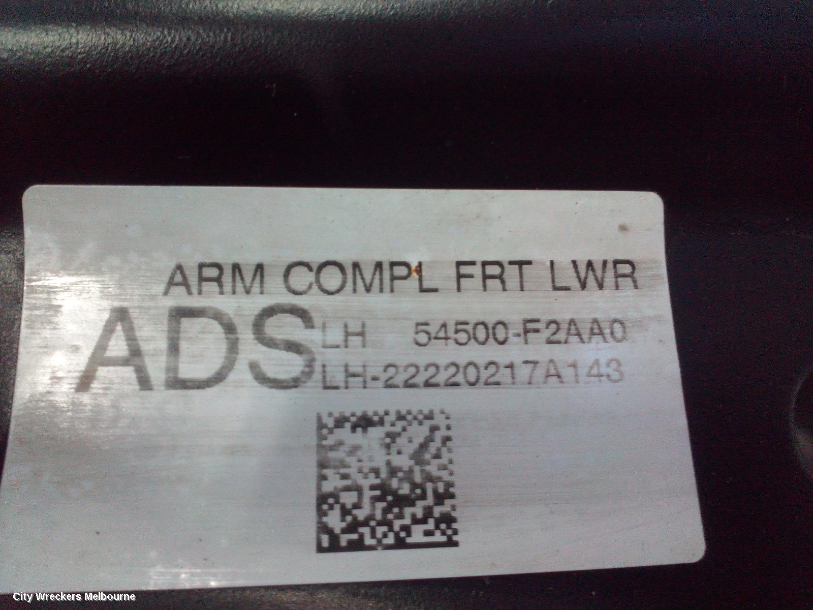 HYUNDAI I30 LEFT FRONT LOWER CONTROL ARM, PD, HATCH (S. KOREA VIN KMHH), STANDARD TYPE, 03/2017 ONWARDS