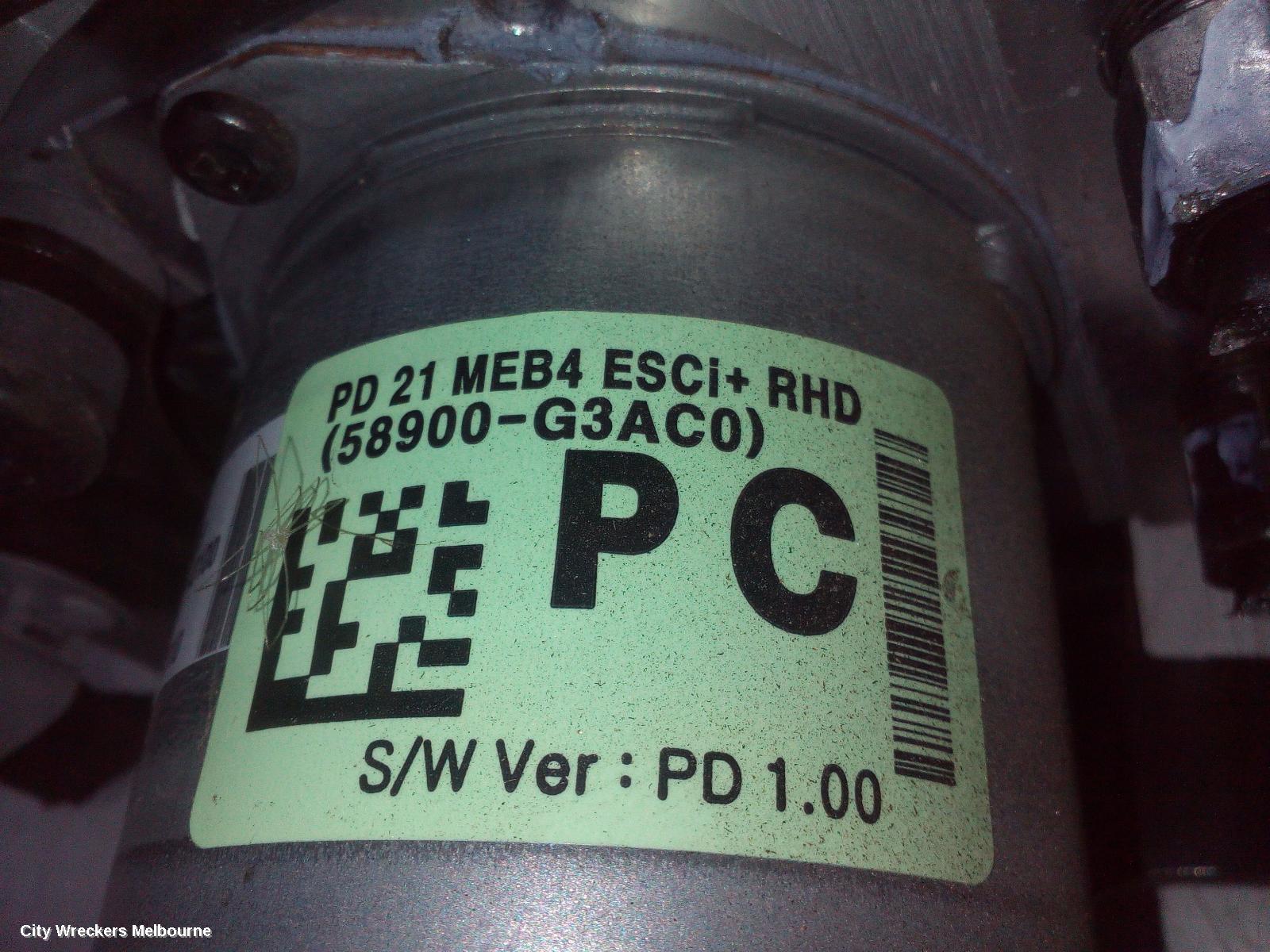 HYUNDAI I30 ABS PUMP/MODULATOR, P/N, 58900G3AC0, PD, 03/2017 ONWARDS