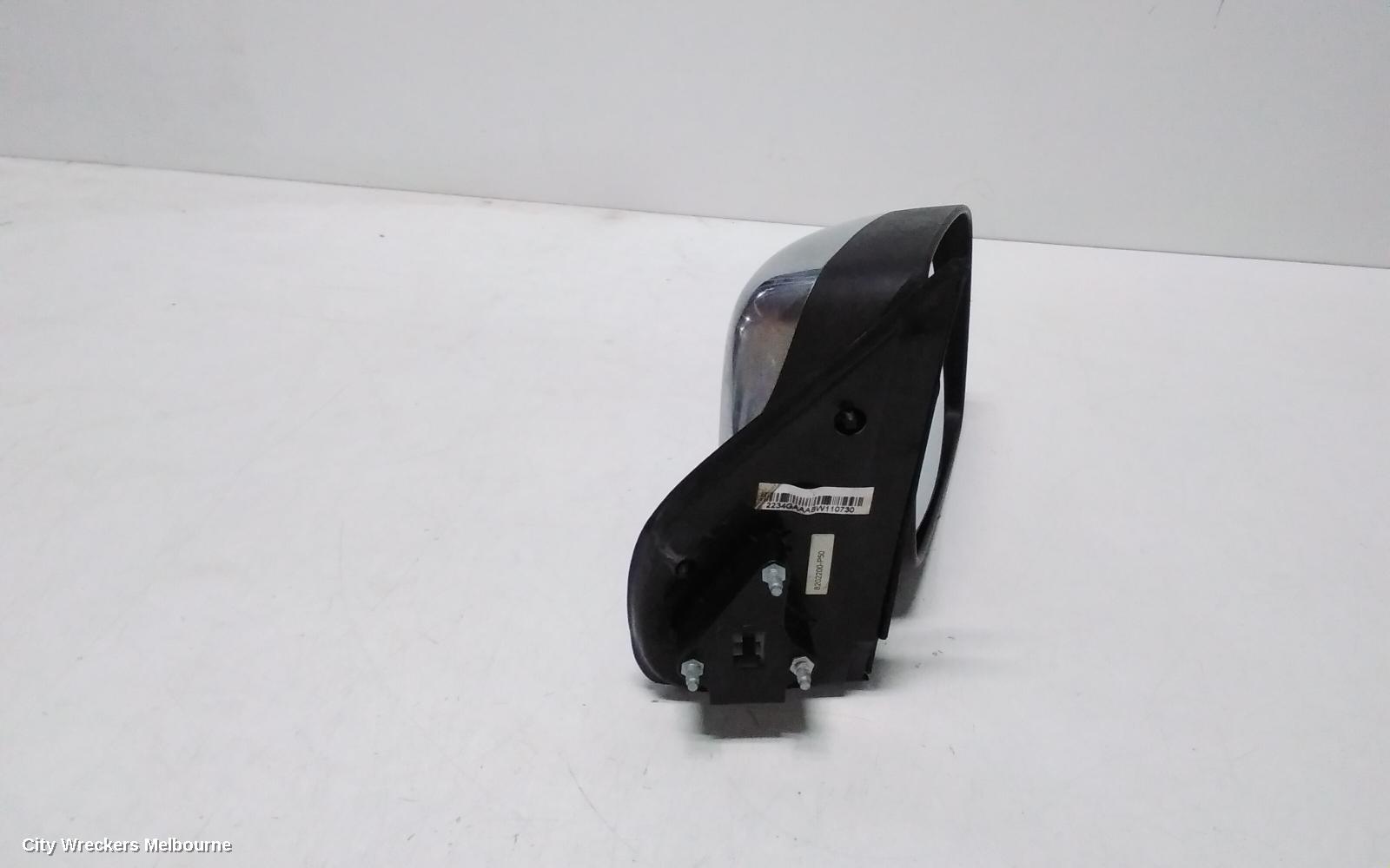 GREAT WALL V200/V240 RIGHT DOOR MIRROR, K2, CHROME, 07/2009 - 01/2015
