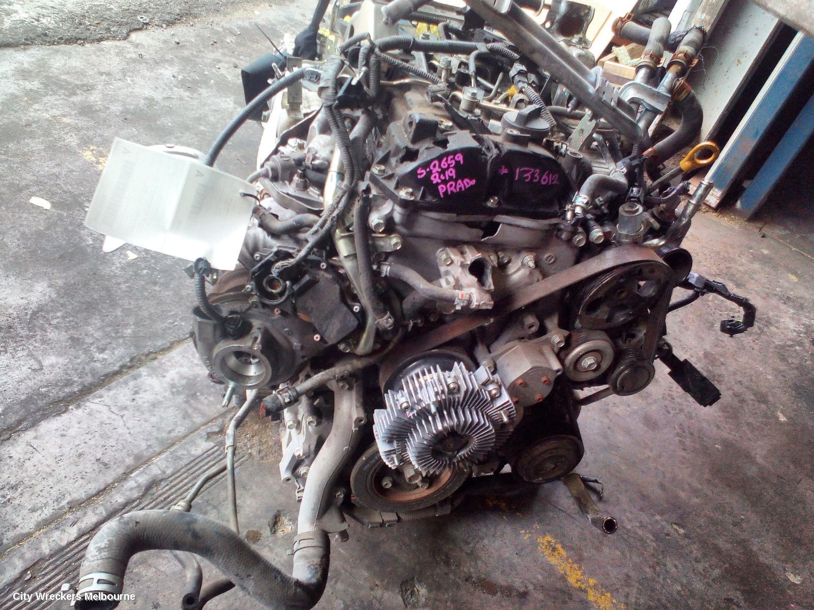 TOYOTA PRADO ENGINE, DIESEL, 2.8, TURBO, 1GD-FTV, 150 SERIES, 06/2015 - 05/2020