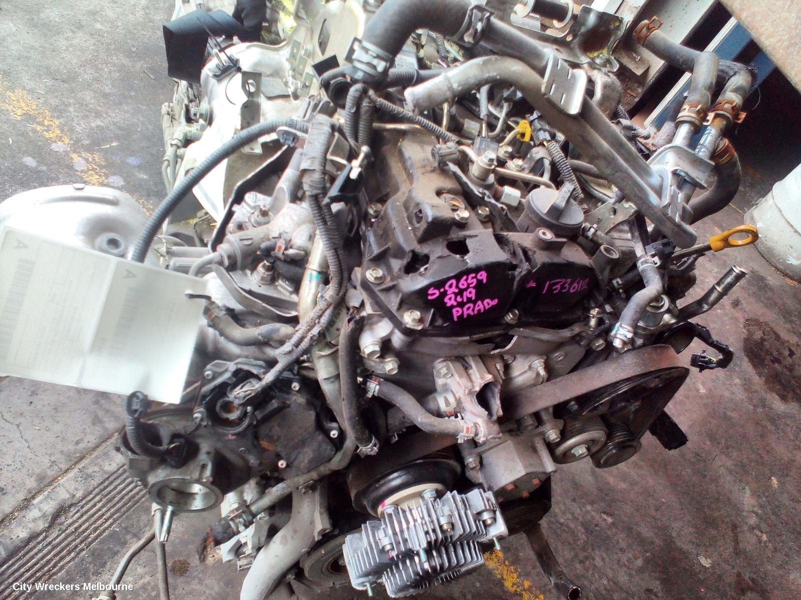 TOYOTA PRADO ENGINE, DIESEL, 2.8, TURBO, 1GD-FTV, 150 SERIES, 06/2015 - 05/2020