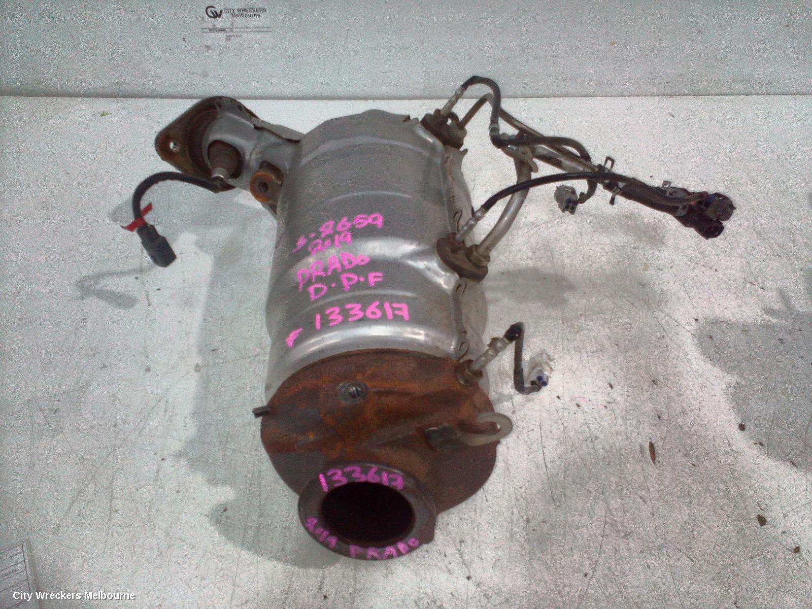 TOYOTA PRADO PARTICULATE FILTER/DPF, DIESEL, 2.8, 1GD-FTV, 150 SERIES, 06/2015 ONWARDS