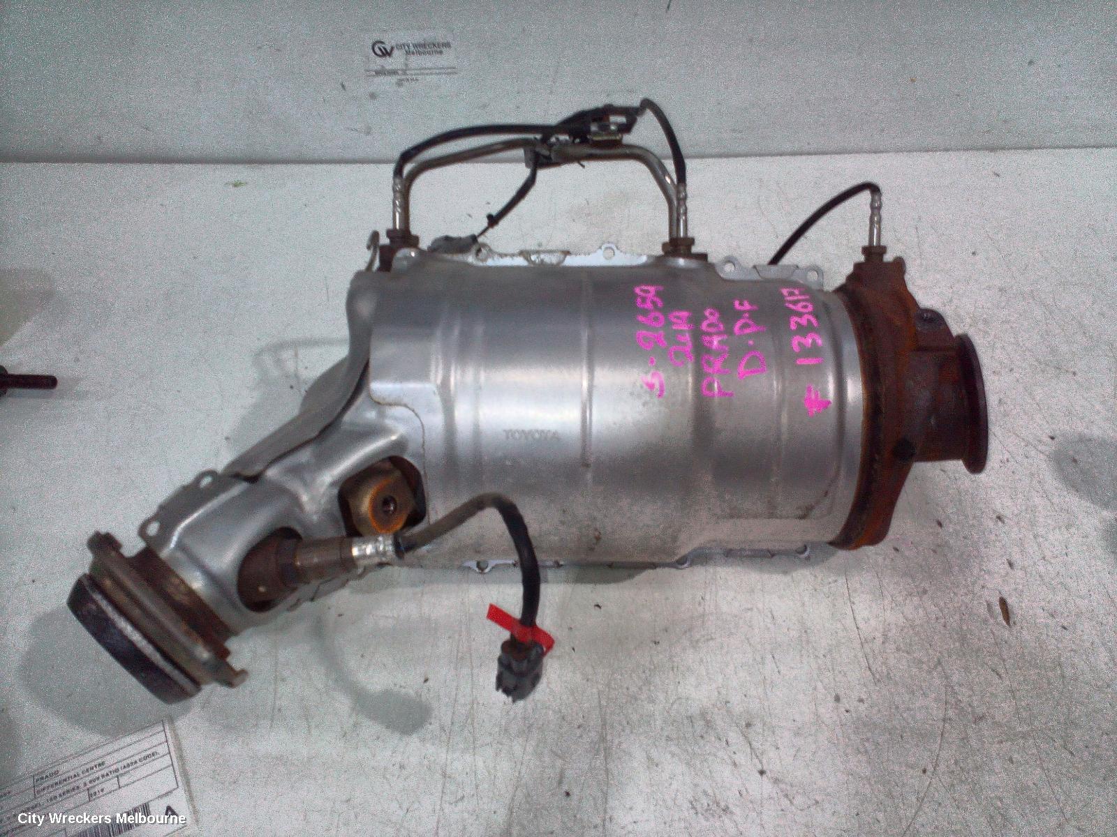 TOYOTA PRADO PARTICULATE FILTER/DPF, DIESEL, 2.8, 1GD-FTV, 150 SERIES, 06/2015 ONWARDS