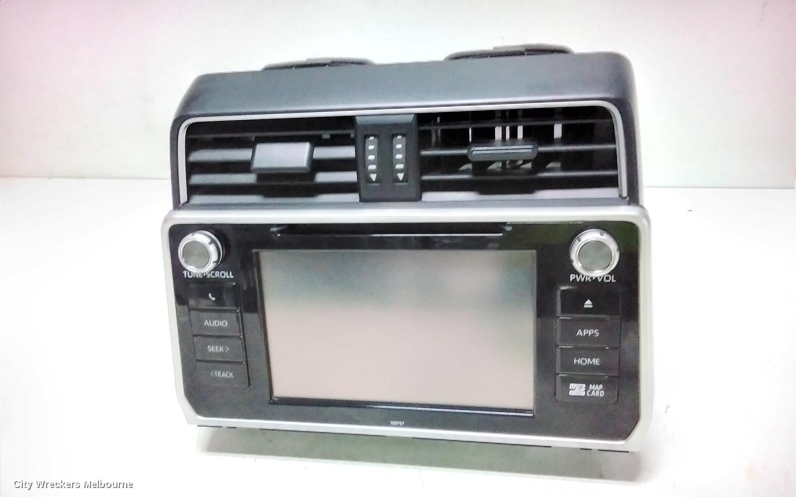 TOYOTA PRADO RADIO/CD/DVD/SAT/TV, DISPLAY/HEAD UNIT, SAT NAV TYPE, 9IN, 150 SERIES, 08/2017 ONWARDS