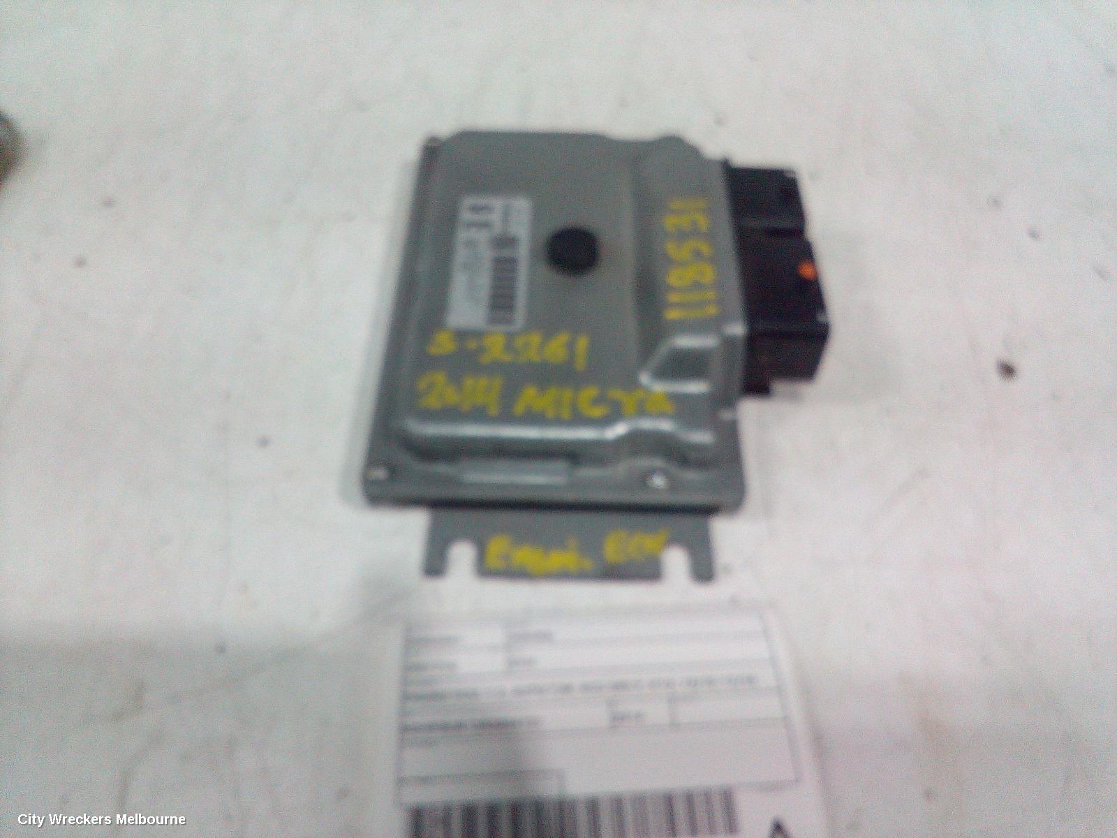 NISSAN MICRA ECU, ENGINE ECU, 1.2, AUTO T/M, ECU ONLY, K13, 10/2010 - 12/2016