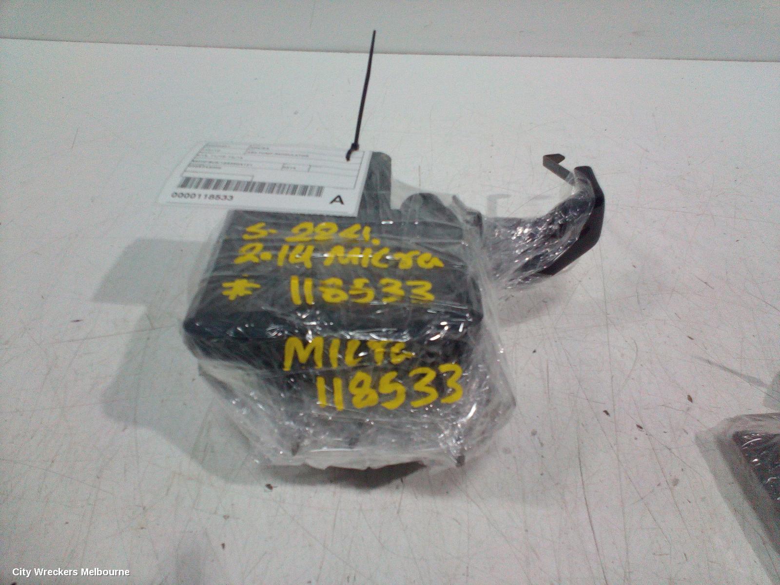 NISSAN MICRA ABS PUMP/MODULATOR, K13, 11/2010 - 12/2016