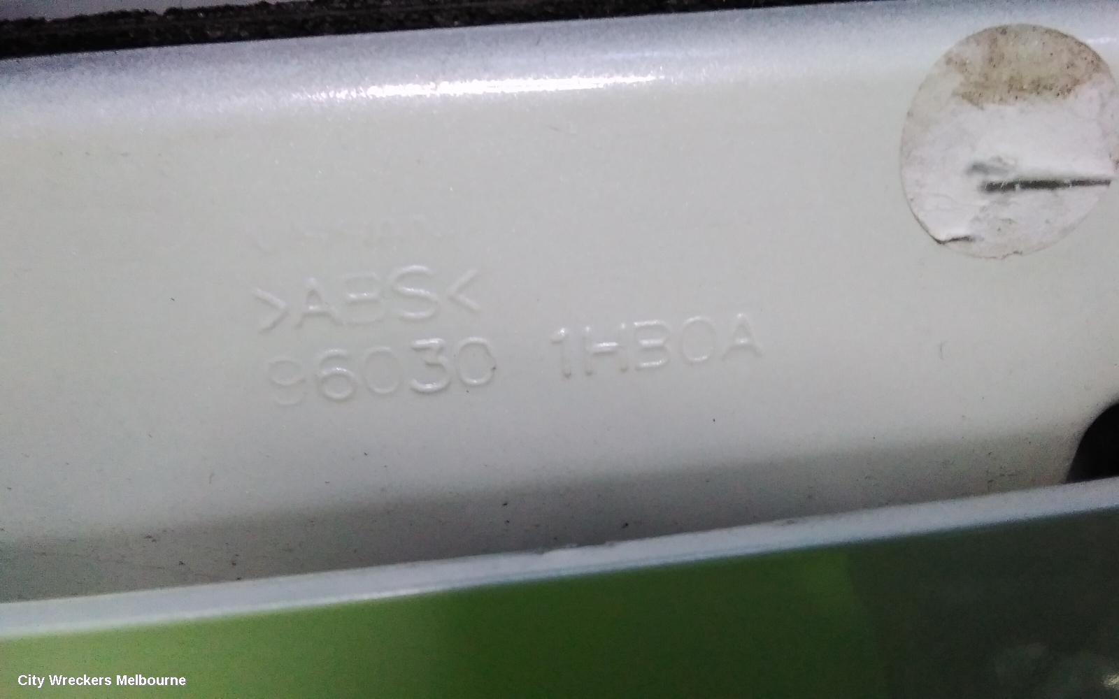 NISSAN MICRA REAR SPOILER, K13, 11/2010 - 12/2016
