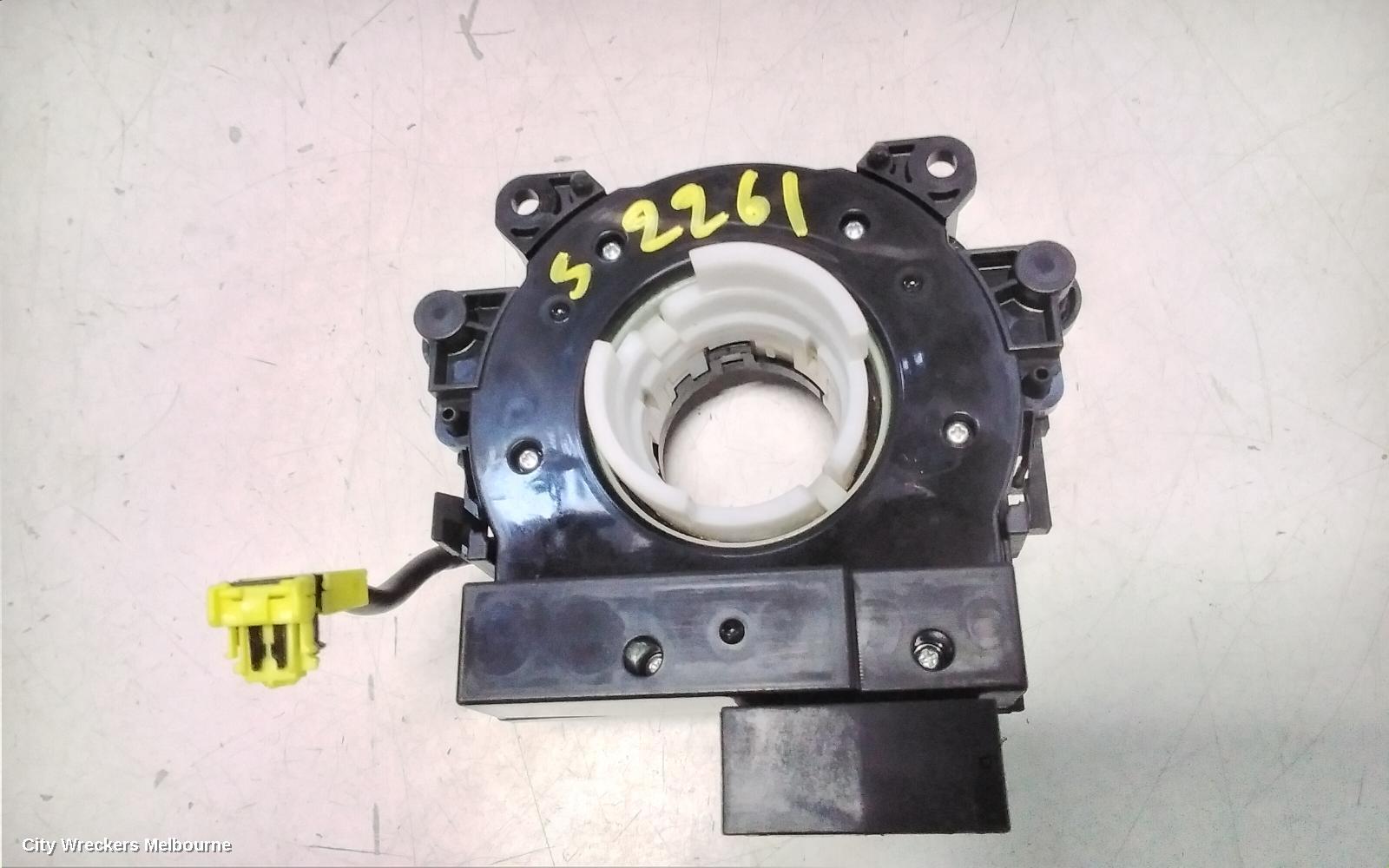 NISSAN MICRA AIRBAG MODULE/SENSOR, CLOCKSPRING, K13, 11/2010 - 12/2016