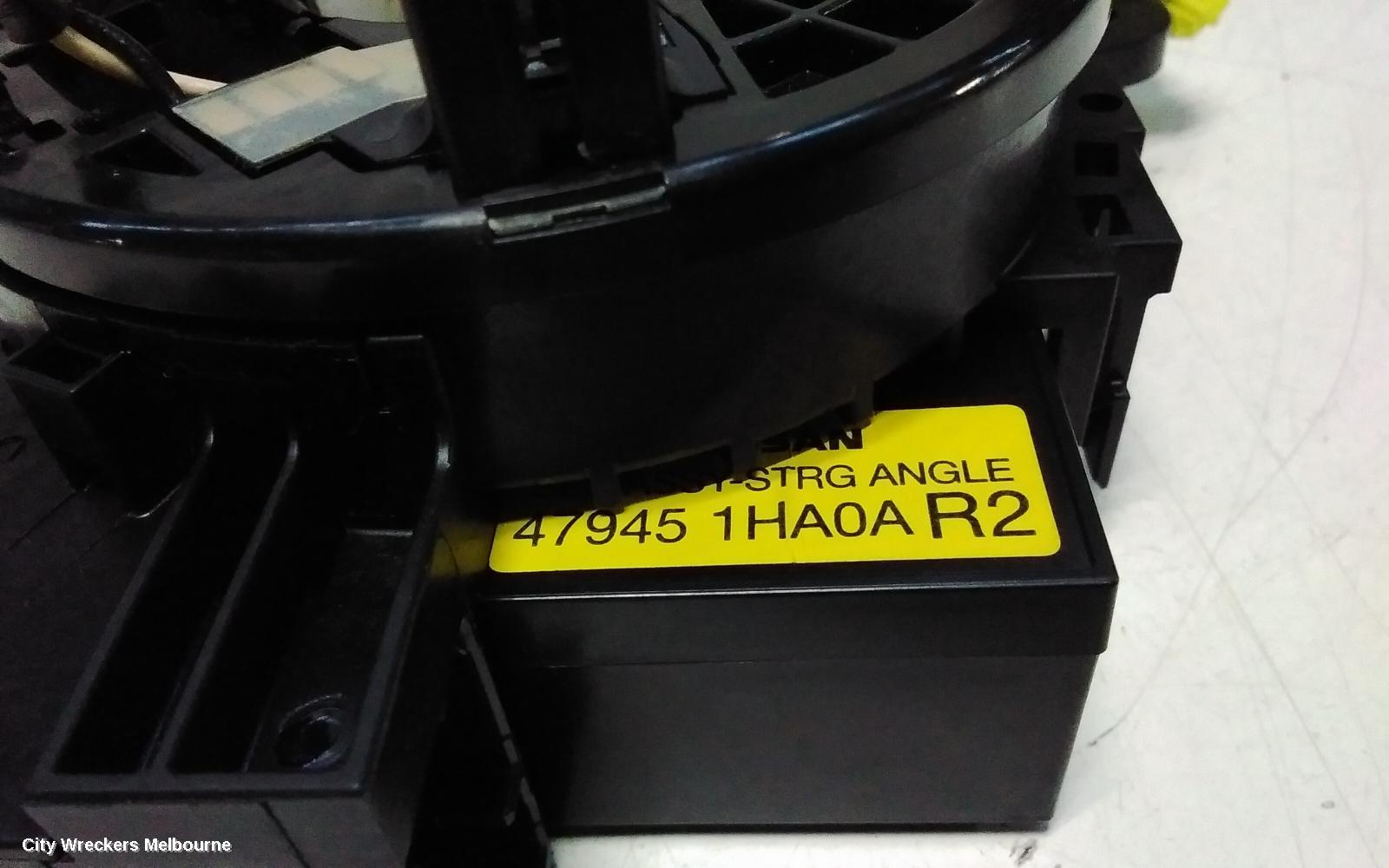 NISSAN MICRA AIRBAG MODULE/SENSOR, CLOCKSPRING, K13, 11/2010 - 12/2016
