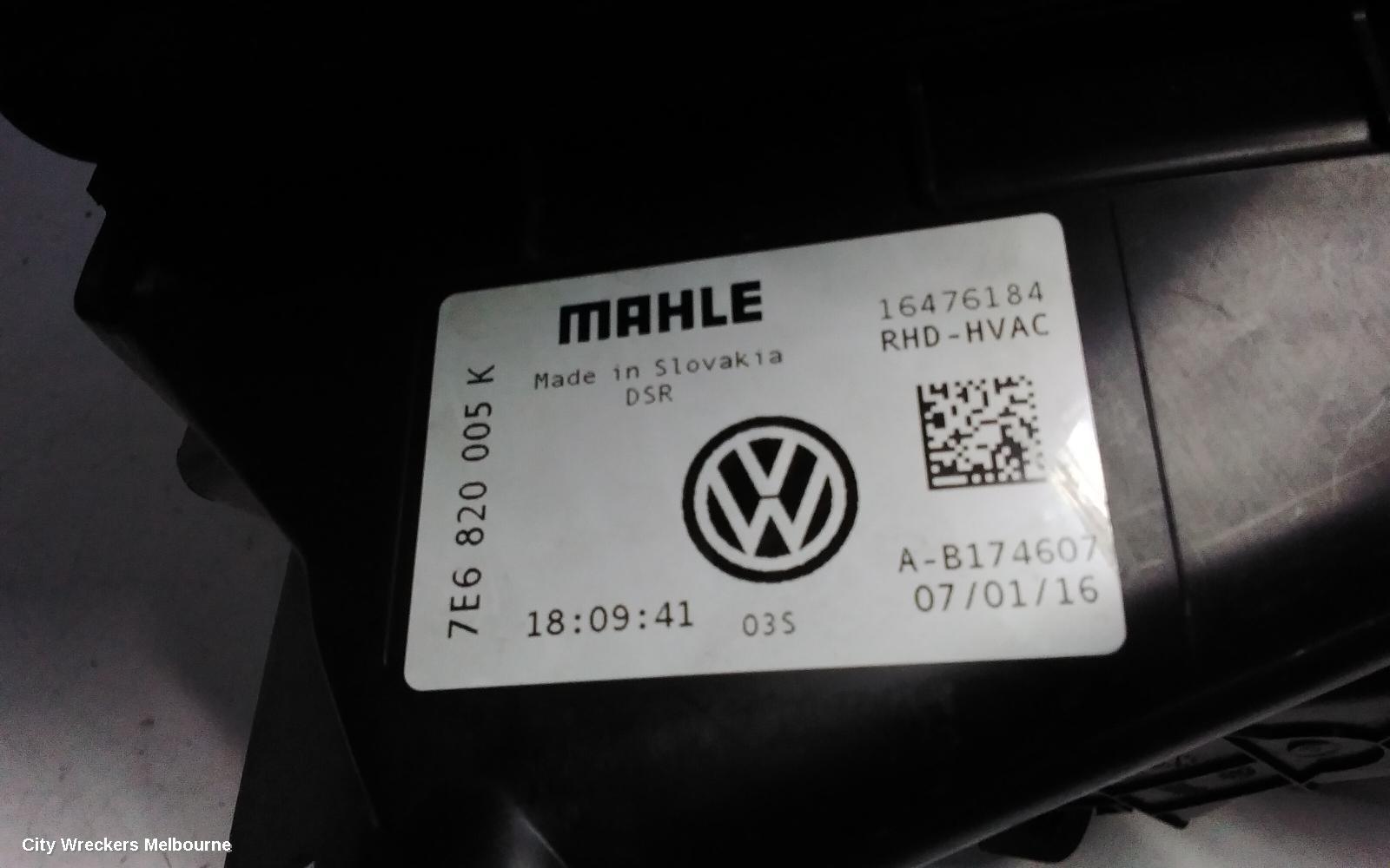 VOLKSWAGEN TRANSPORTER HEATER CORE/BOX, T6, 07/2015 - 08/2024