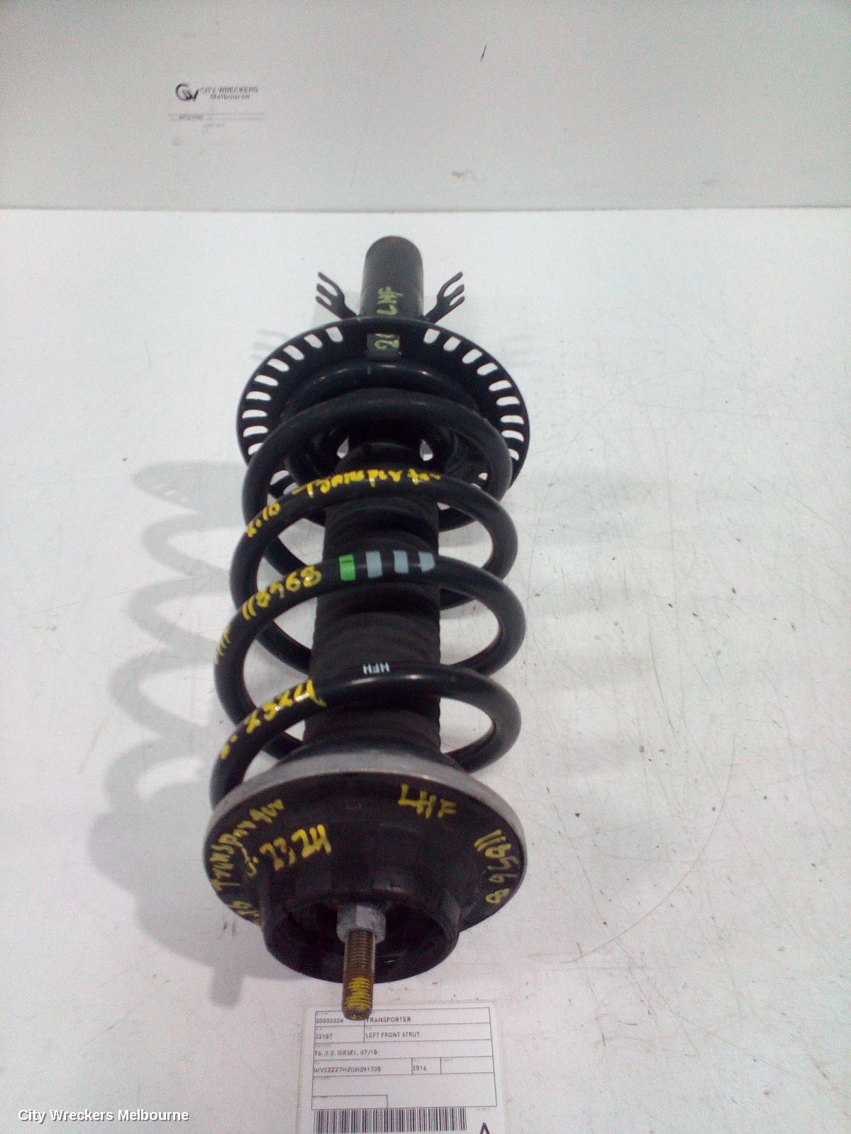 VOLKSWAGEN TRANSPORTER LEFT FRONT STRUT, T6, 2.0, DIESEL, 07/2015 ONWARDS