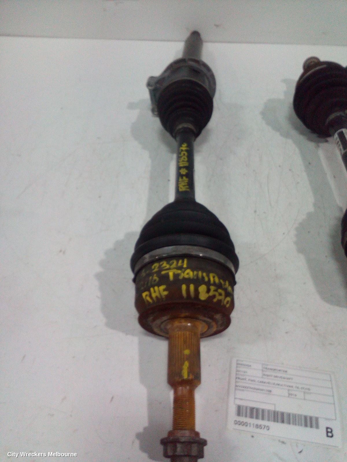 VOLKSWAGEN TRANSPORTER RIGHT DRIVESHAFT, FRONT, FWD, CARAVELLE/MULTIVAN, T6, 07/2015 ONWARDS