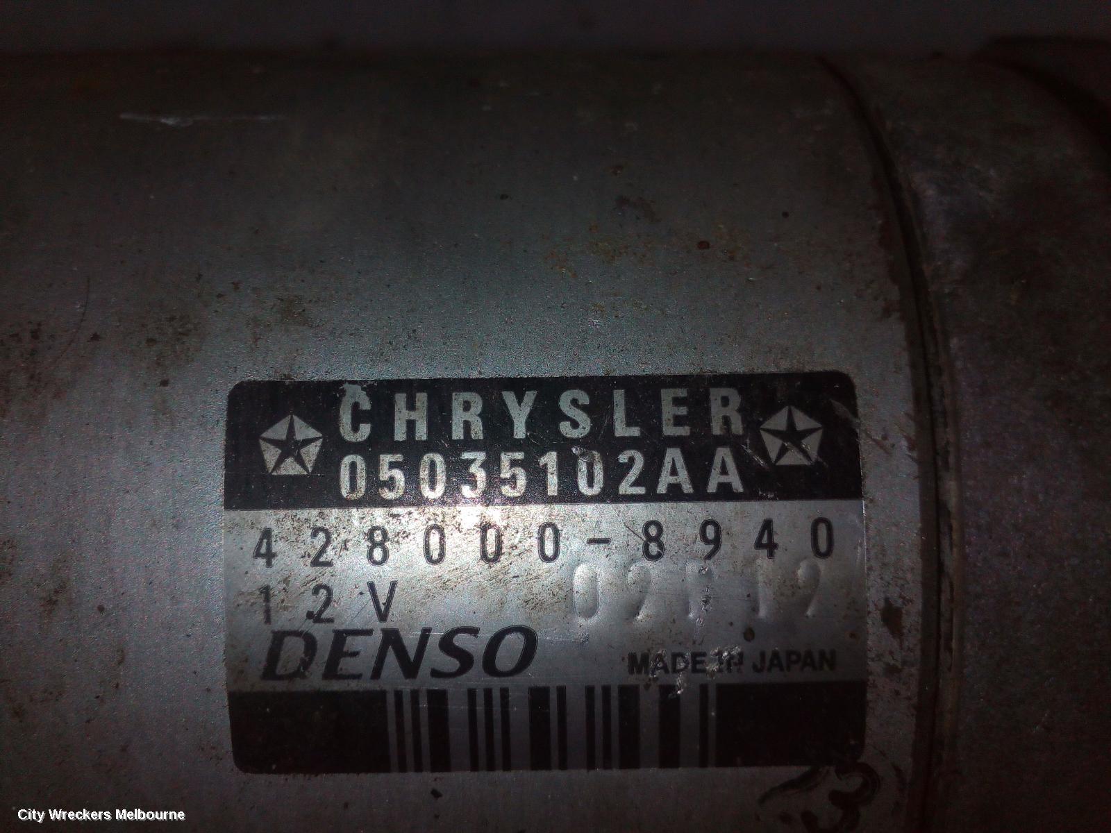 CHRYSLER 300C STARTER, PETROL, 6.4, LX, 12/2011 - 12/2021