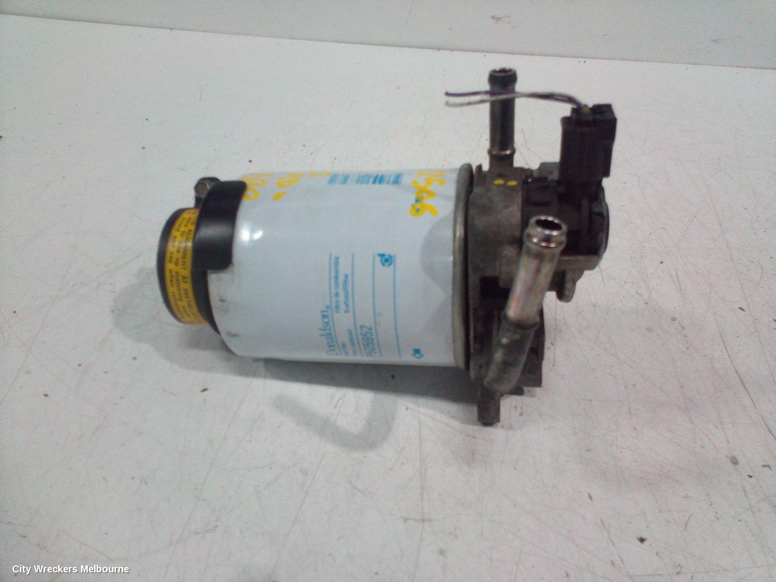 TOYOTA PRADO FUEL FILTER HOUSING, 150 SERIES, DIESEL, 3.0, 1KD-FTV, HAND PRIMER PUMP, 08/2009 - 05/2015