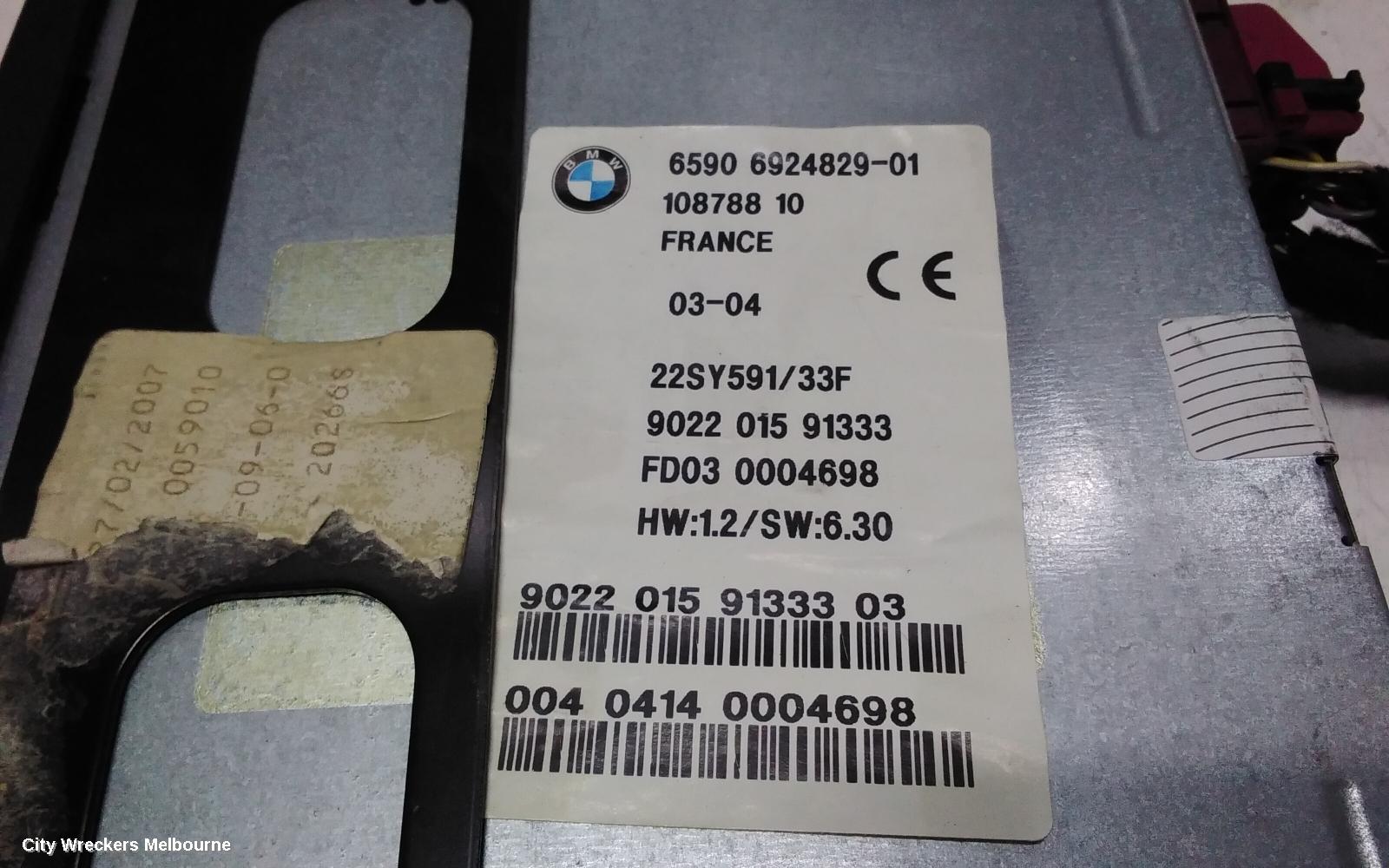 BMW 3 SERIES RADIO/CD/DVD/SAT/TV, HEAD UNIT, M-ASK AUDIO SYSTEM CONTROLLER NAVIGATION, E90, 03/2005 - 03/2007