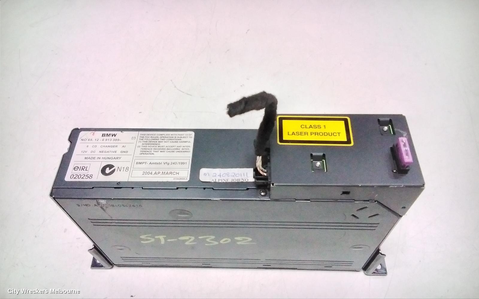 BMW 3 SERIES RADIO/CD/DVD/SAT/TV, CD STACKER IN BOOT, E90/E91/E92/E93, 03/2005 - 09/2013