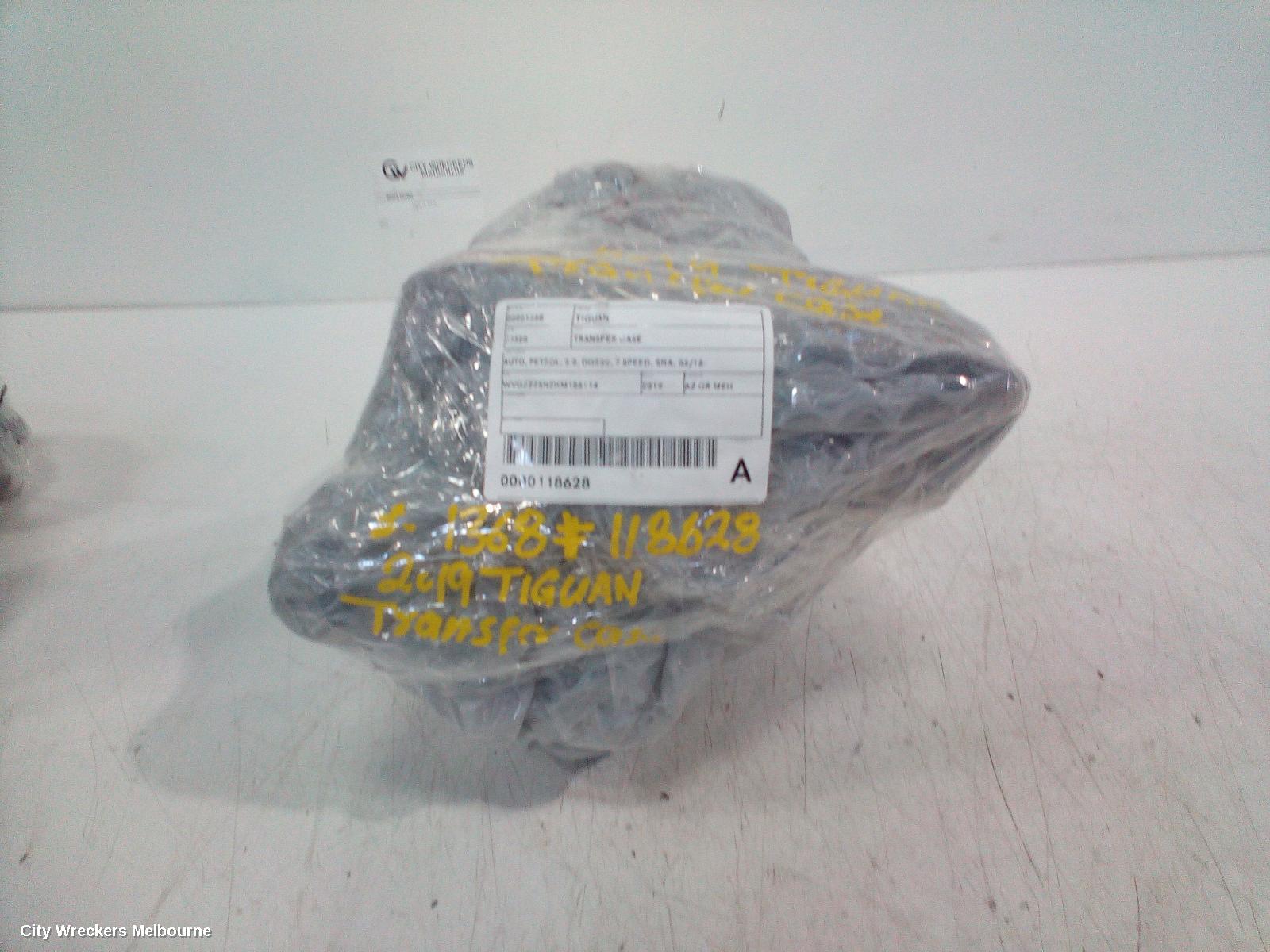 VOLKSWAGEN TIGUAN TRANSFER CASE, AUTO, PETROL, 2.0, DQ500, 7 SPEED, 5NA, 06/2016 ONWARDS