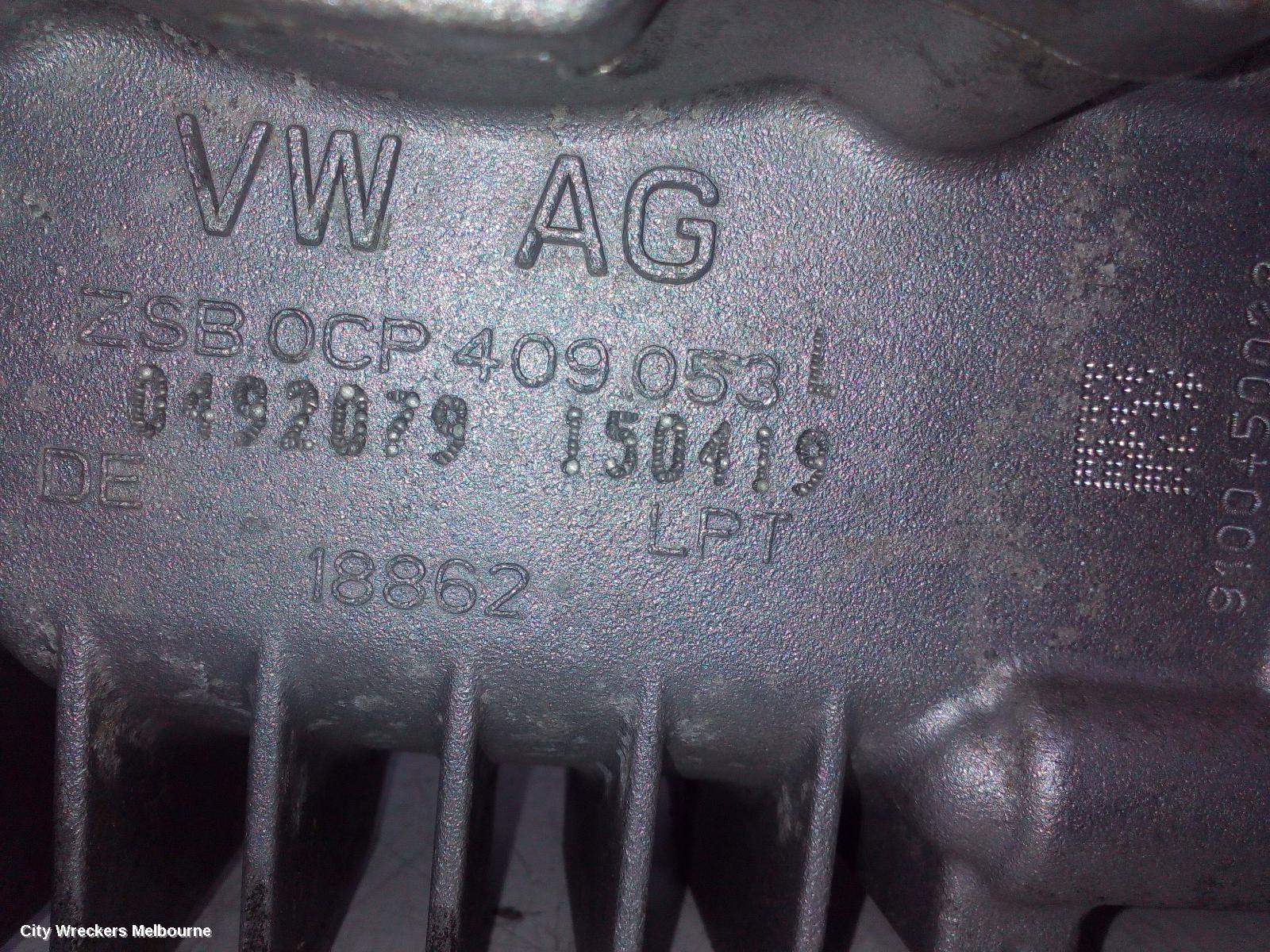 VOLKSWAGEN TIGUAN TRANSFER CASE, AUTO, PETROL, 2.0, DQ500, 7 SPEED, 5NA, 06/2016 ONWARDS