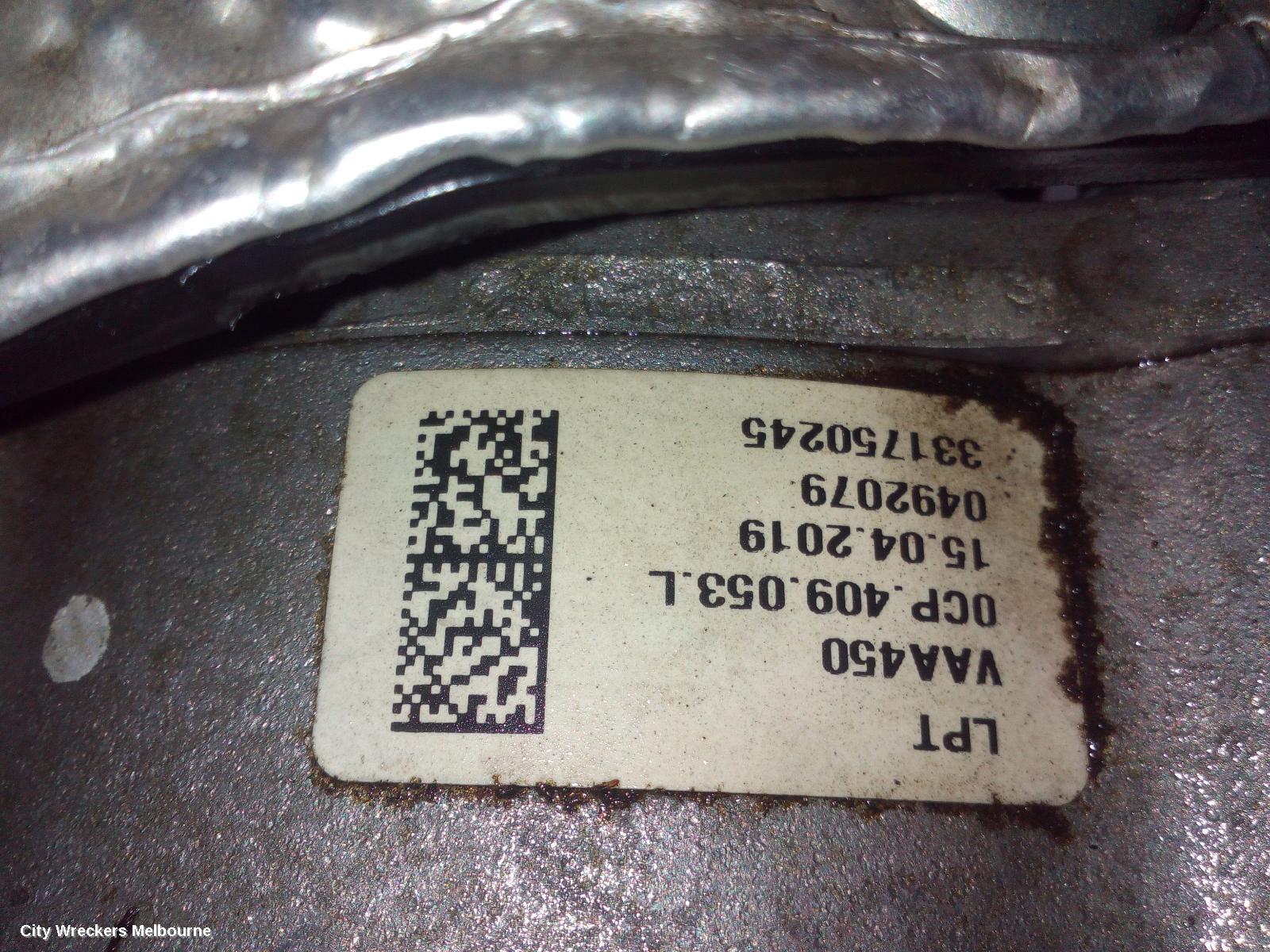 VOLKSWAGEN TIGUAN TRANSFER CASE, AUTO, PETROL, 2.0, DQ500, 7 SPEED, 5NA, 06/2016 ONWARDS