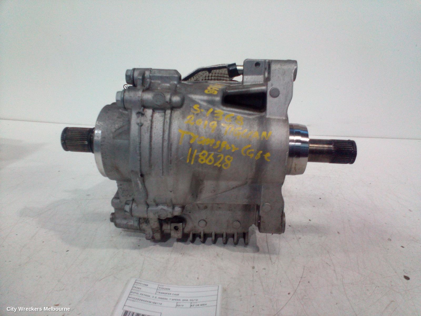 VOLKSWAGEN TIGUAN TRANSFER CASE, AUTO, PETROL, 2.0, DQ500, 7 SPEED, 5NA, 06/2016 ONWARDS