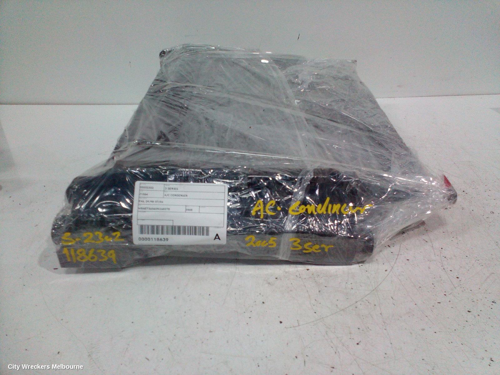BMW 3 SERIES A/C CONDENSER, E46, 09/1998 - 07/2006