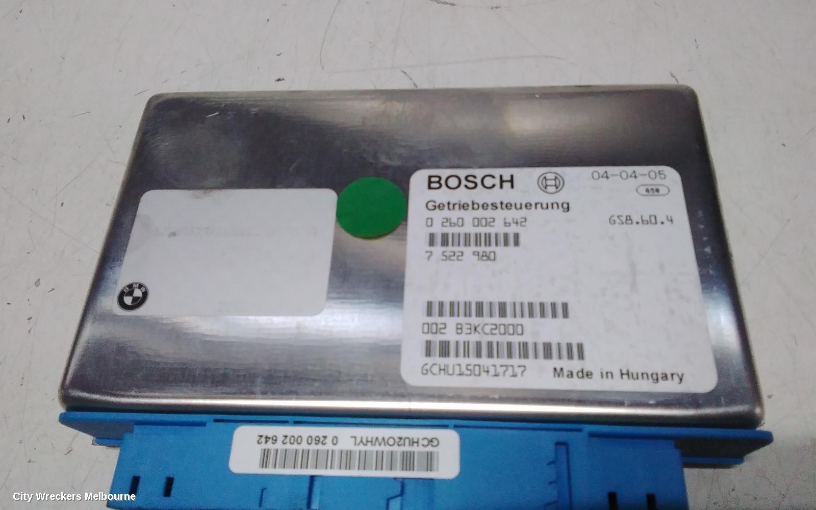 BMW 3 SERIES ECU, TRANSMISSION ECU, E46, P/N 7522980, 09/1998 - 07/2006