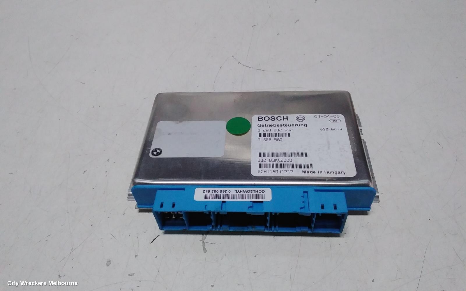 BMW 3 SERIES ECU, TRANSMISSION ECU, E46, P/N 7522980, 09/1998 - 07/2006