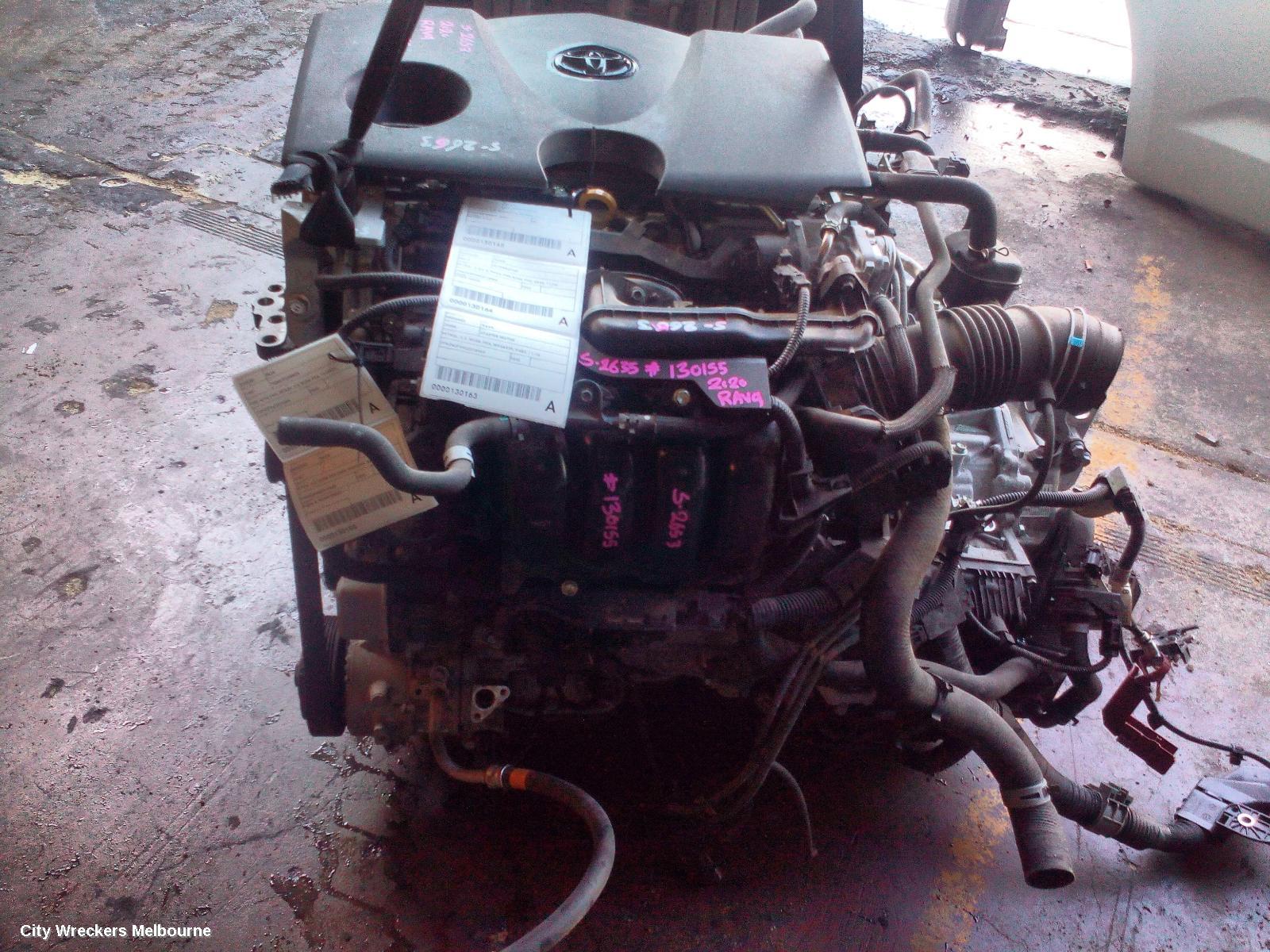 TOYOTA RAV4 ENGINE, PETROL, 2.0, M20A-FKS CODE, MXAA52R, XA50, 11/2018 ONWARDS