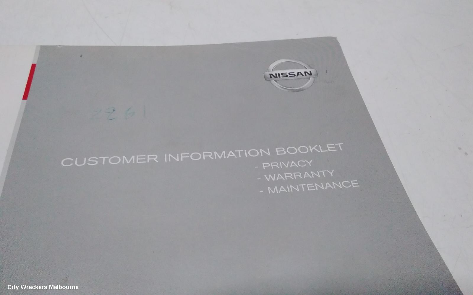 NISSAN MICRA OWNERS HANDBOOK, K13, 11/2010 - 12/2016