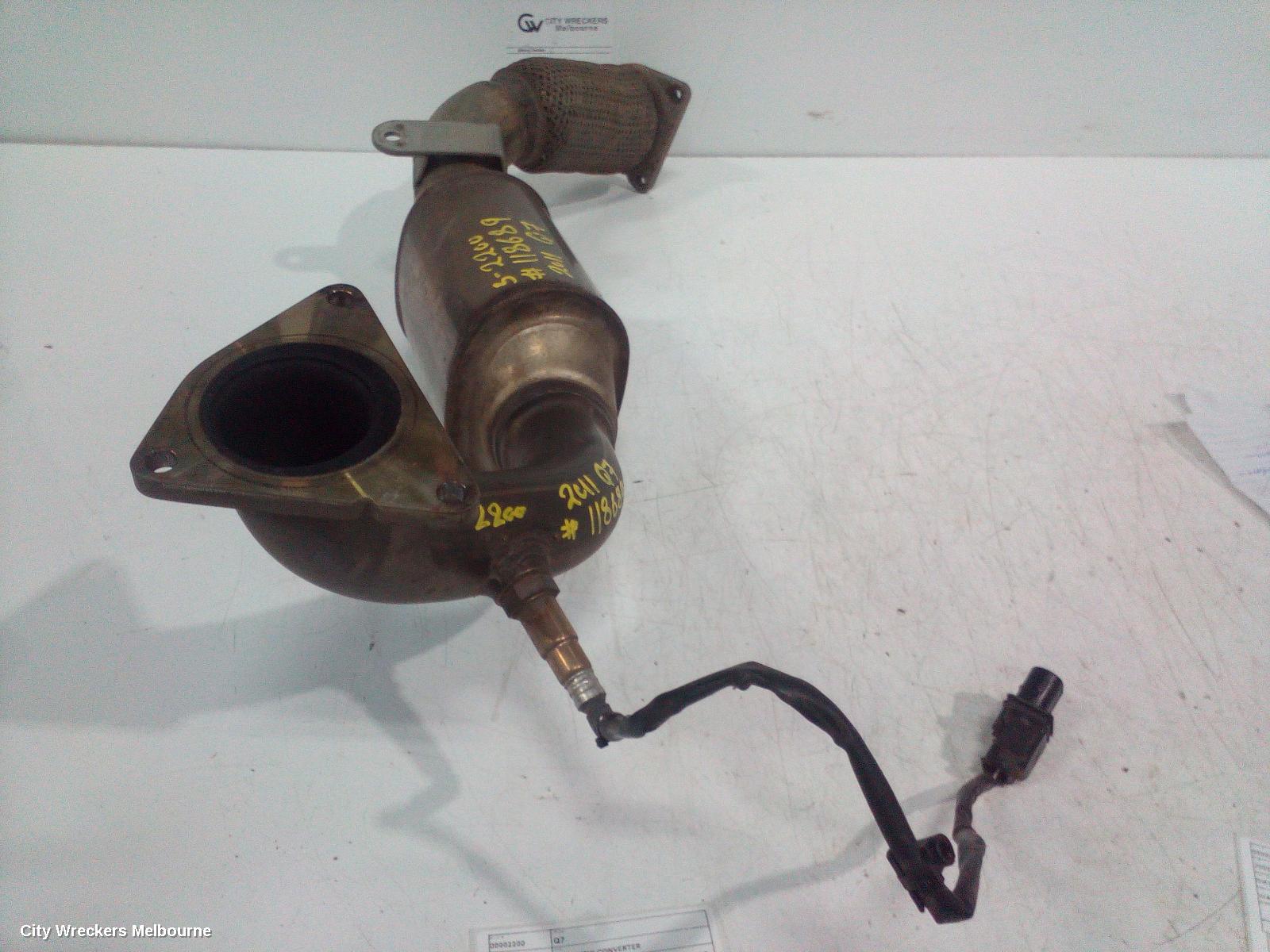 AUDI Q7 CATALYTIC CONVERTER, DOWNPIPE-CAT TYPE, 3.0, DIESEL, CJGA/CRCA/CJMA CODE, 4L, 09/2010 - 08/2015